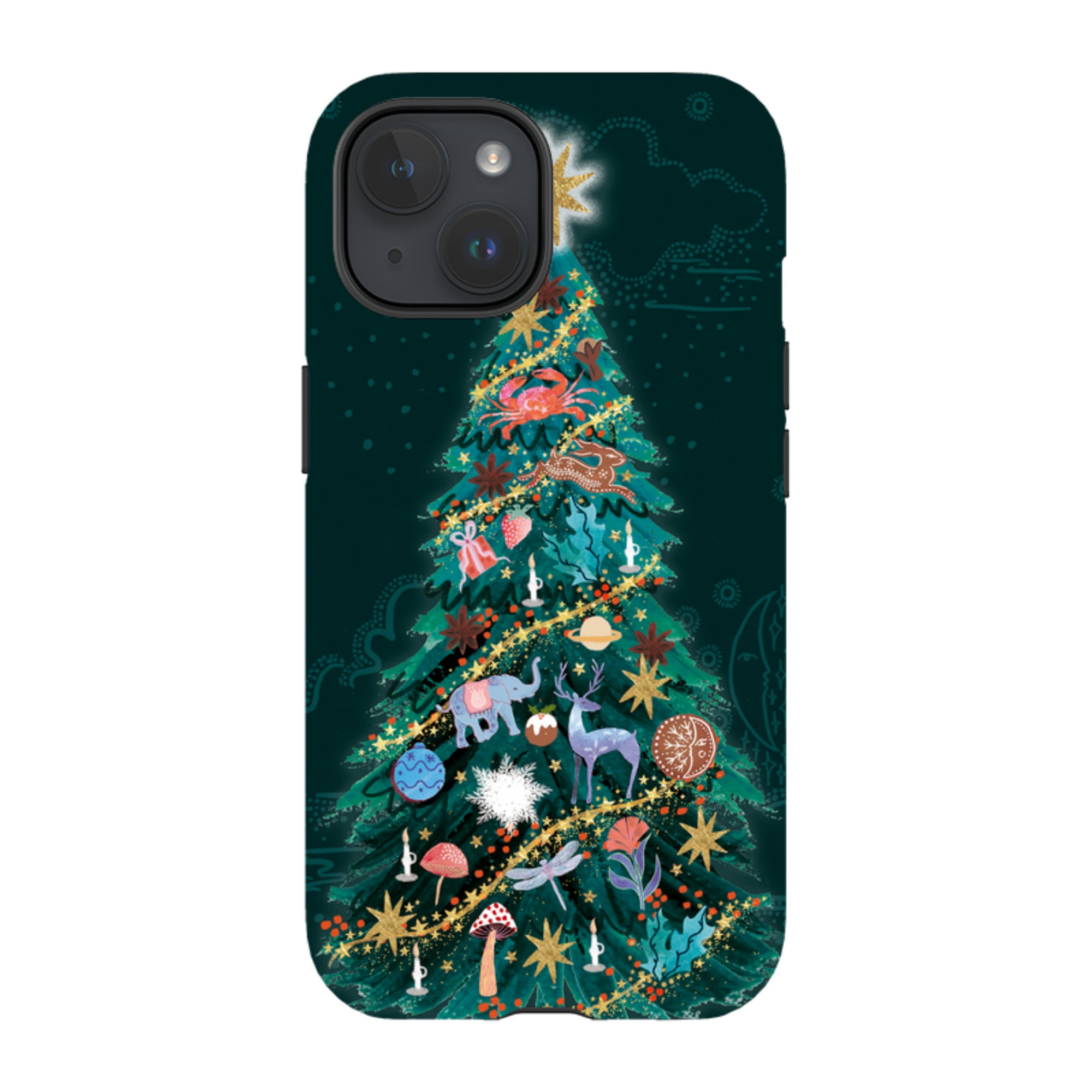 iPhone Tough Case - Kitsch Tree By Emma Frances Grant