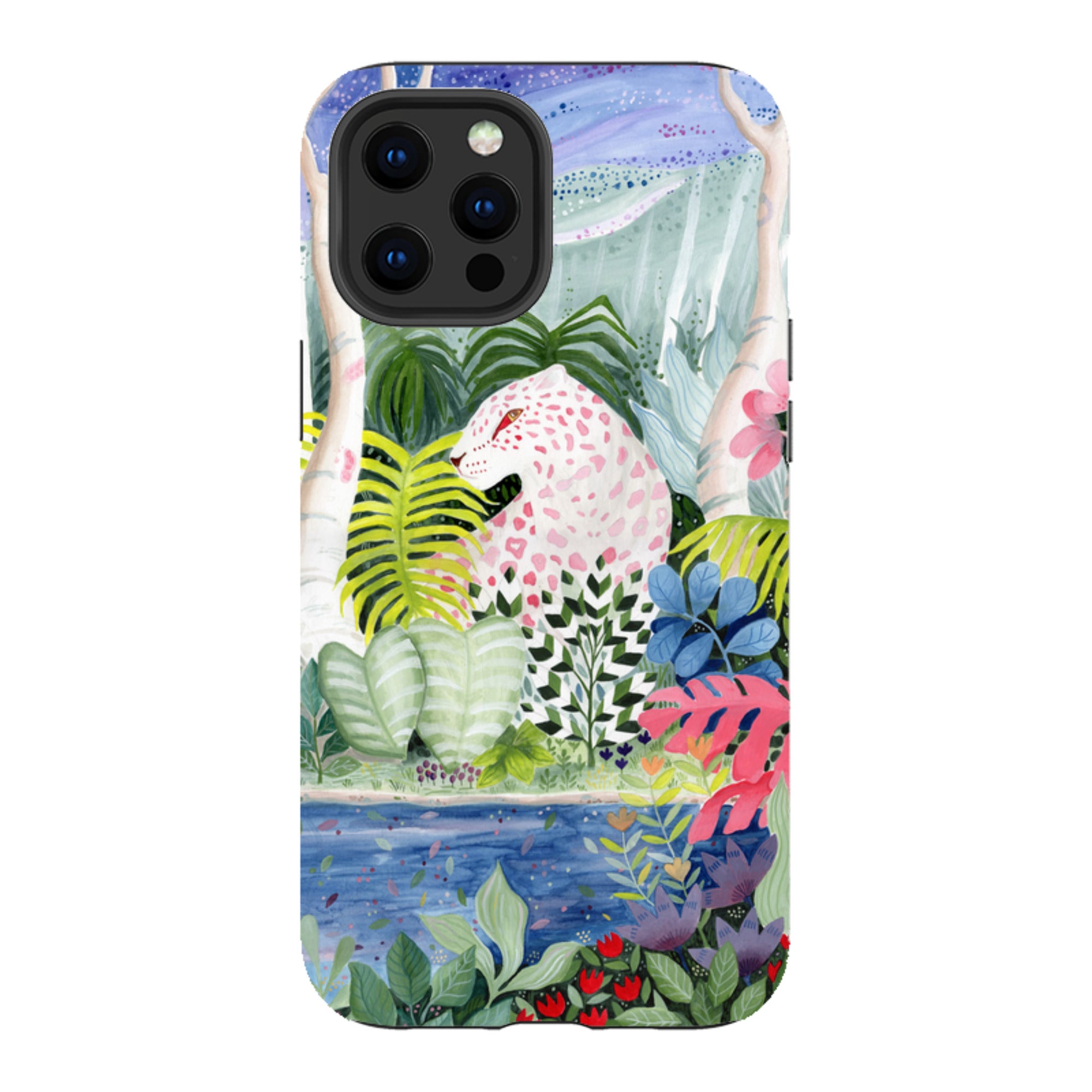 iPhone Tough Case - Cosmic Leopard By Bex Parkin