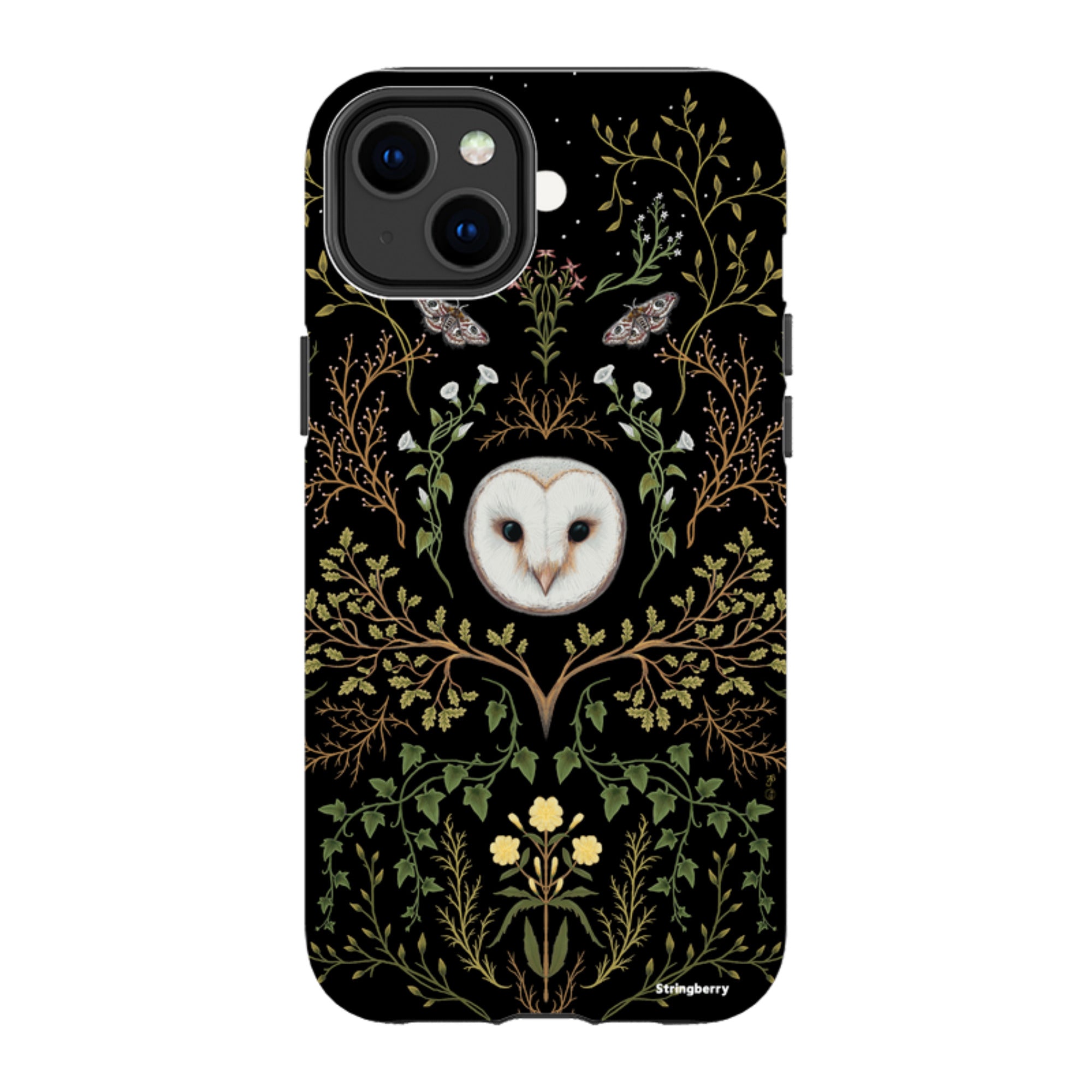 iPhone Tough Case - Owl Pattern By Anna Stead