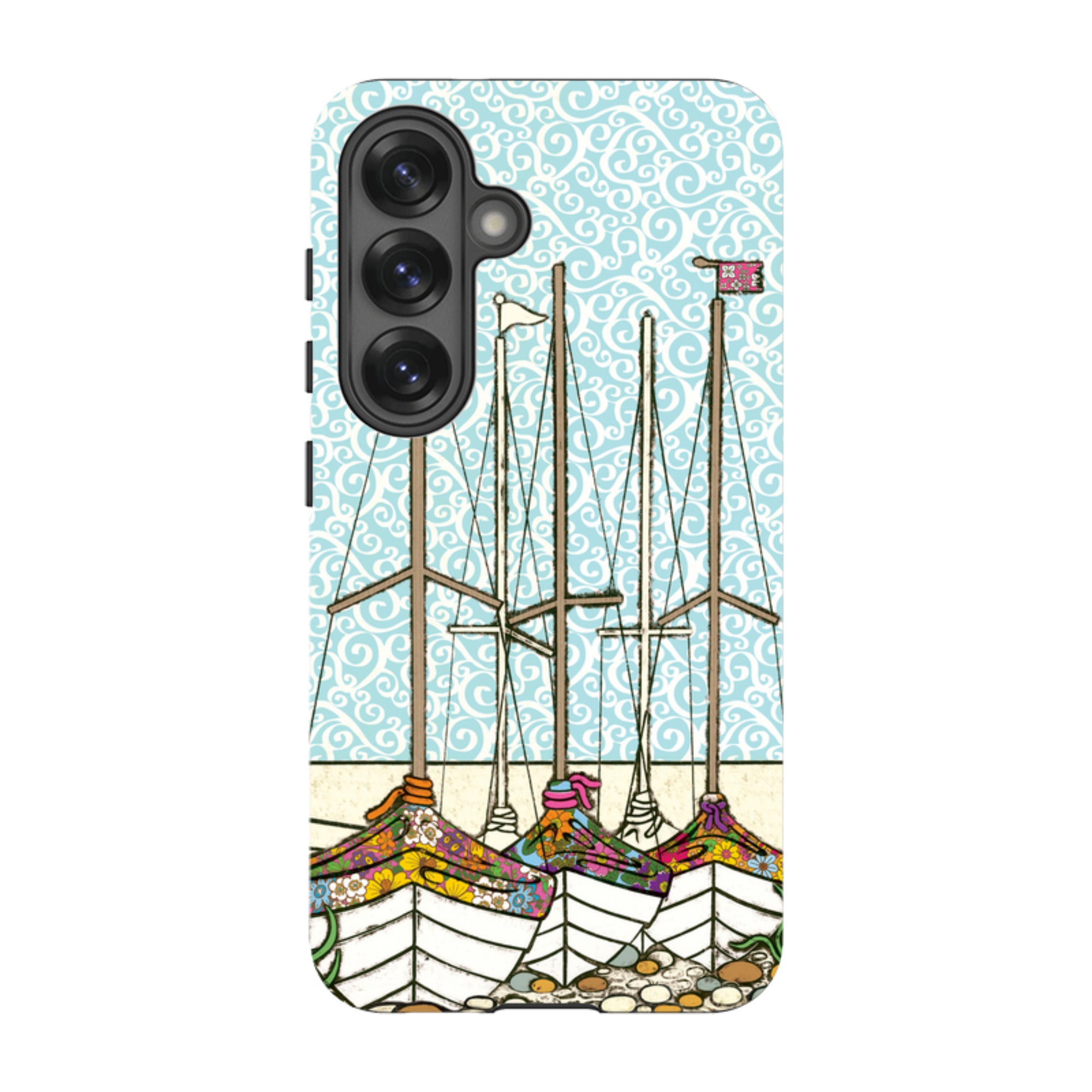 Samsung Tough Case - Boats At Rest By Amelia Bowman