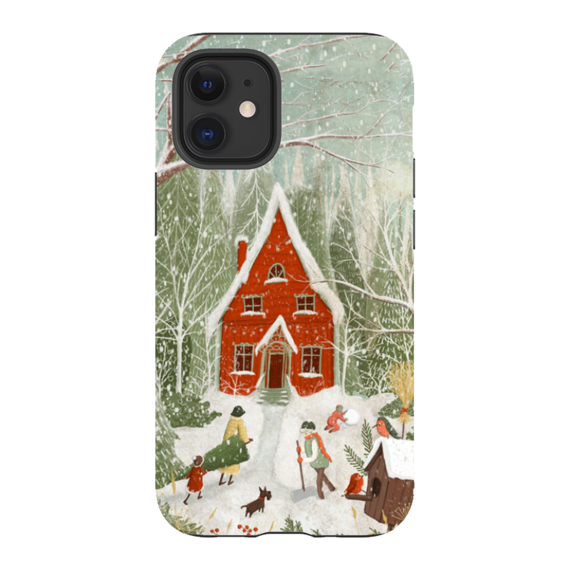 iPhone Tough Case -Christmas Garden Day By Maja Lindberg