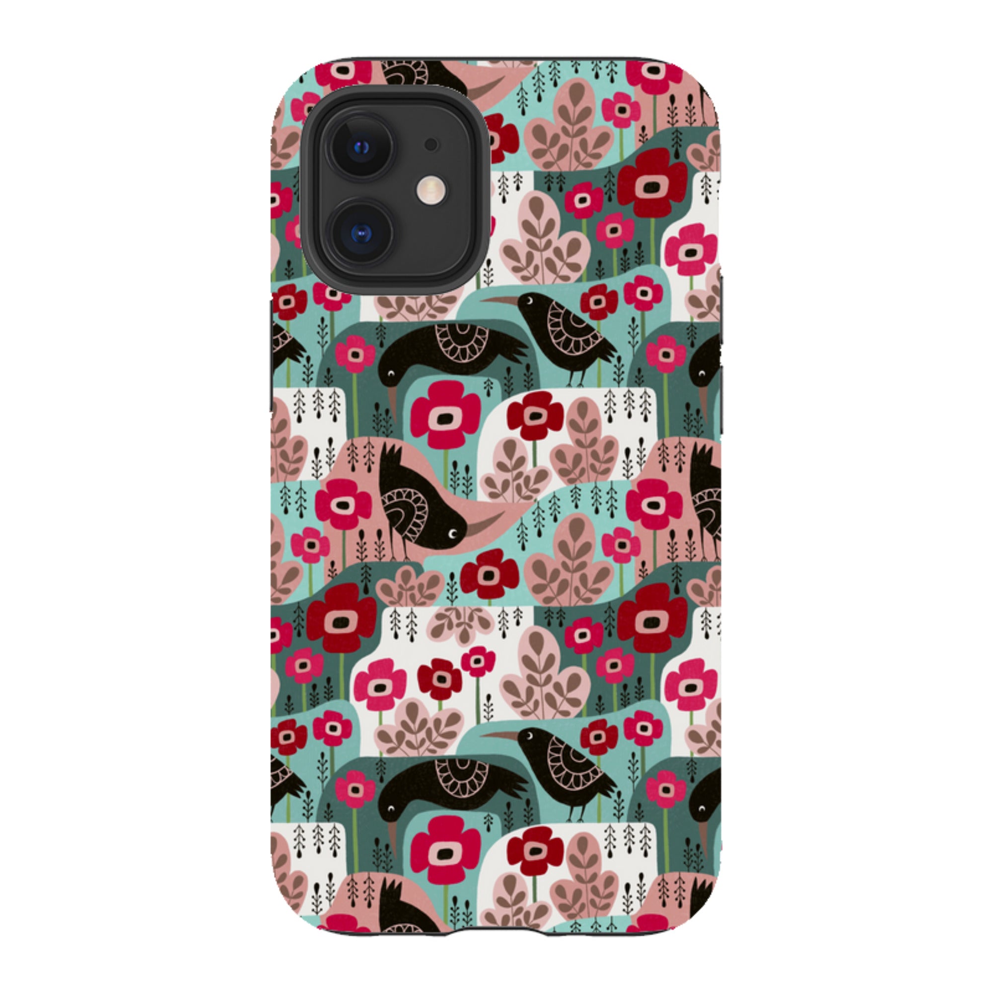 iPhone Tough Case - Poppies And Crow By Suzy Taylor