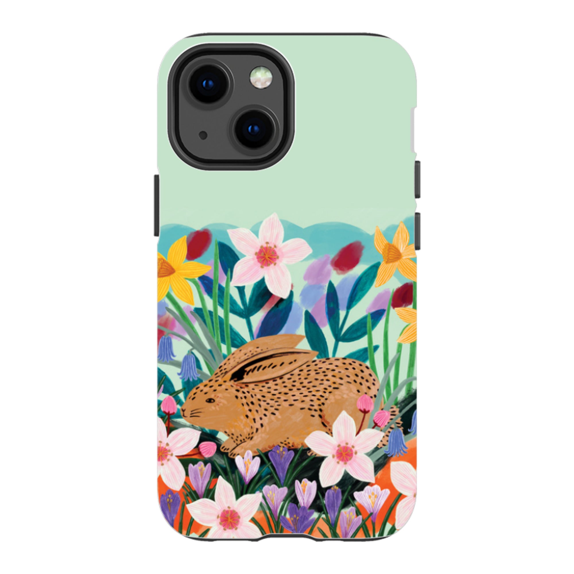 iPhone Tough Case - Spring Bunny By Lee Foster Wilson