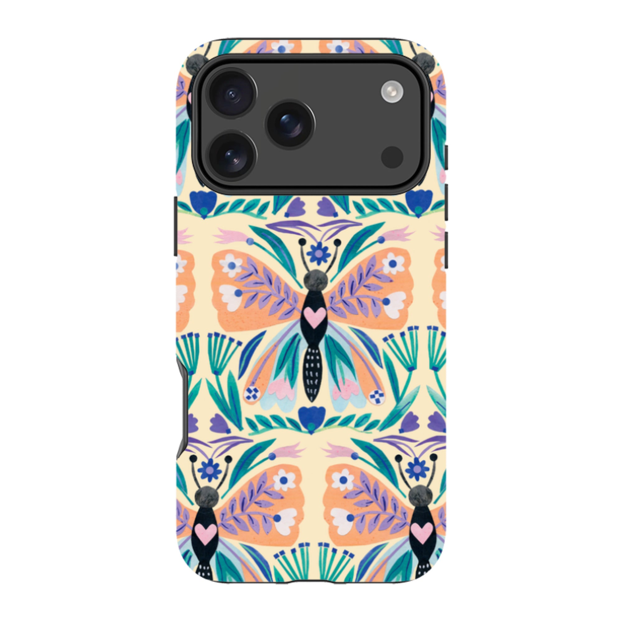 iPhone Tough Case - All Over Butterfly By Tracey English