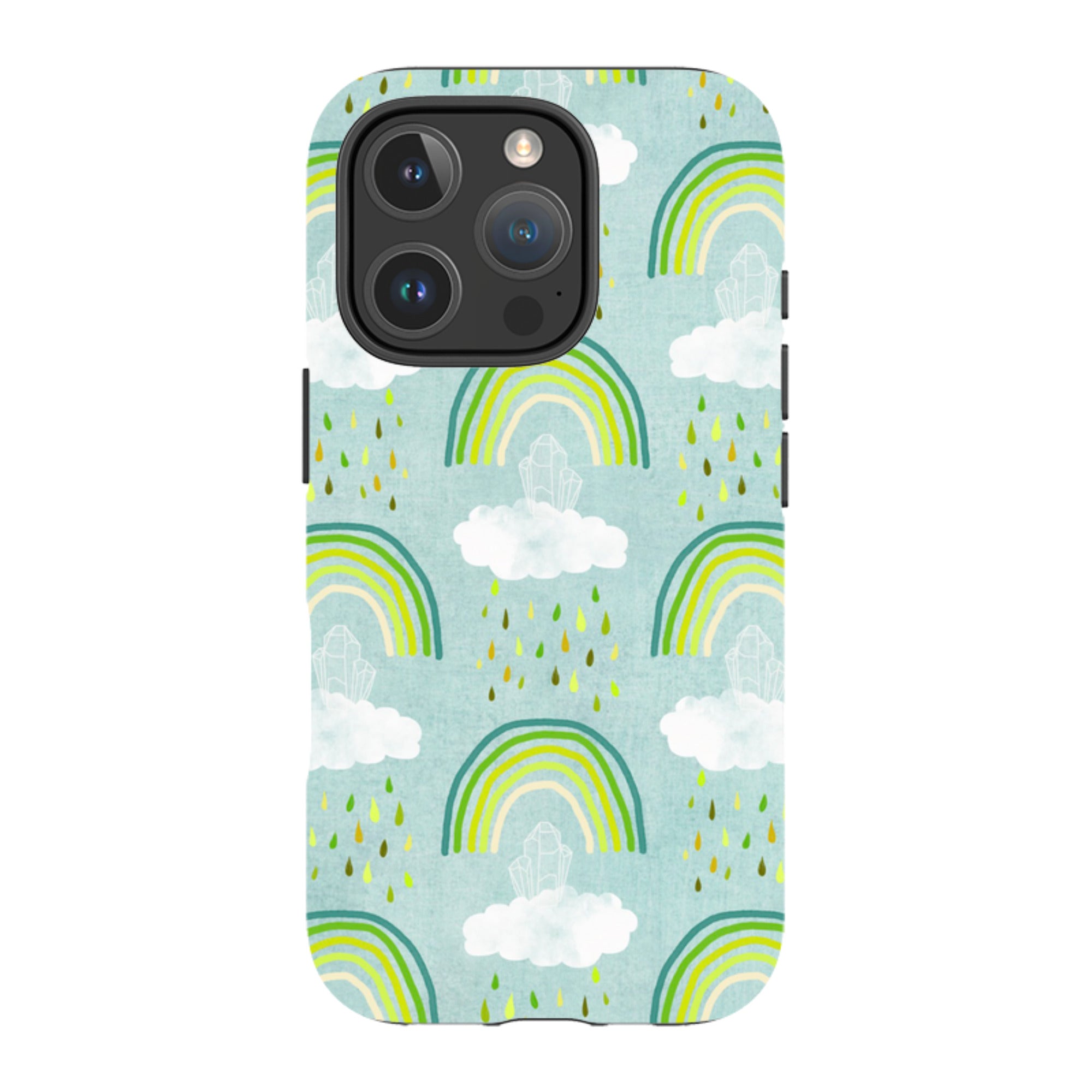 iPhone MagSafe Tough Case - Rainbows and Crystals By Katherine Quinn