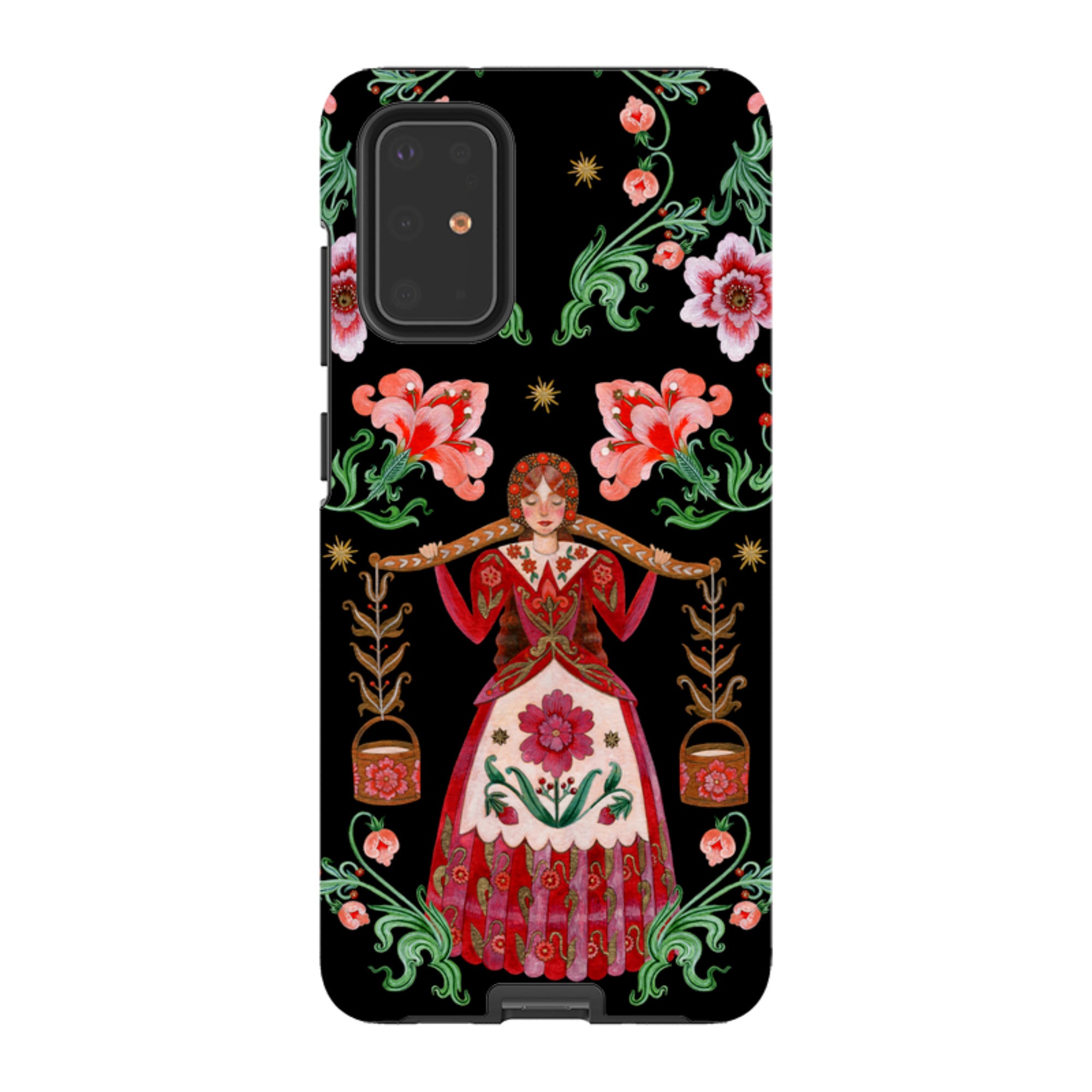 Samsung Tough  Case - Eight Maids A Milking By Maria Matos