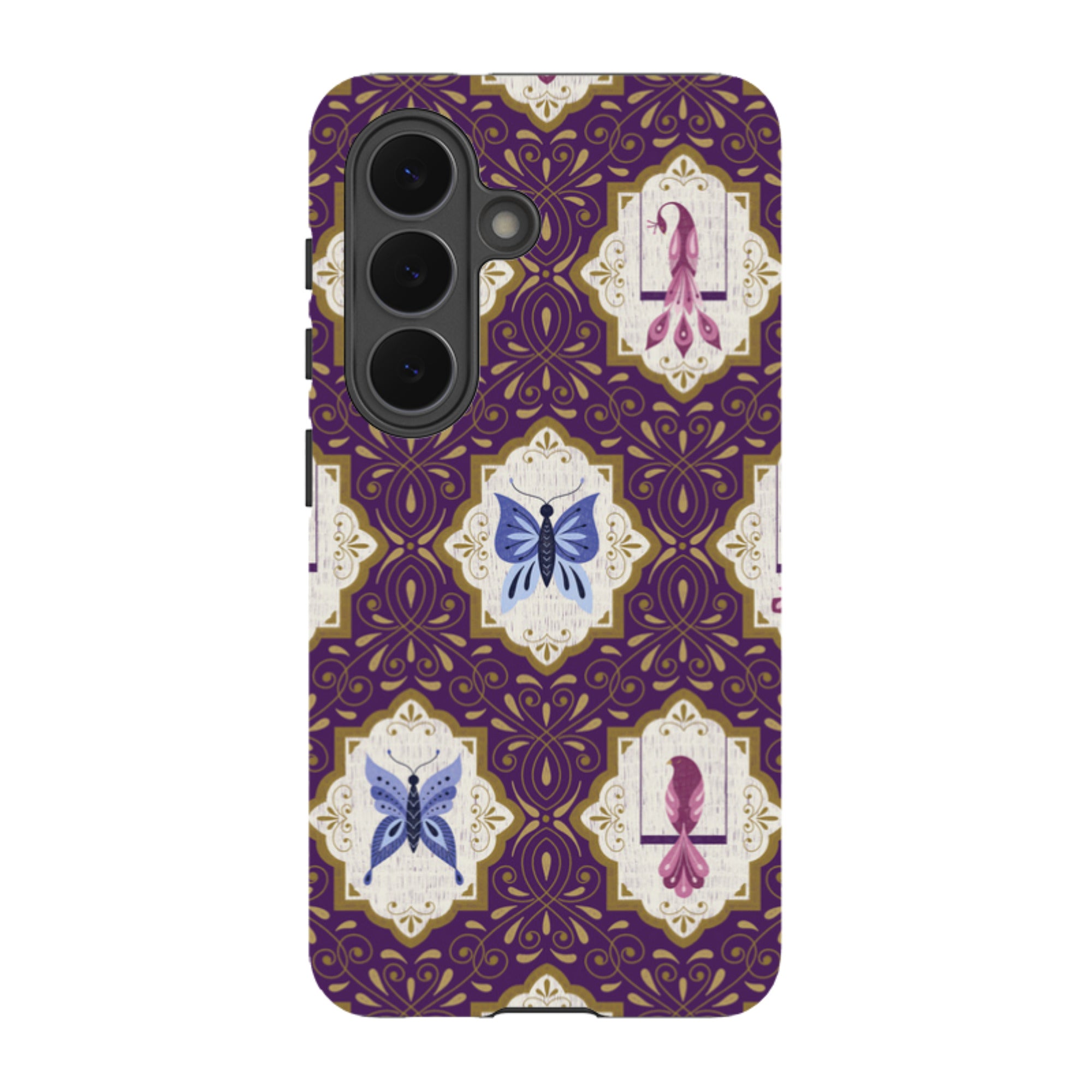 Samsung Tough Case - Wingframes Purple By Jenny Zemanek