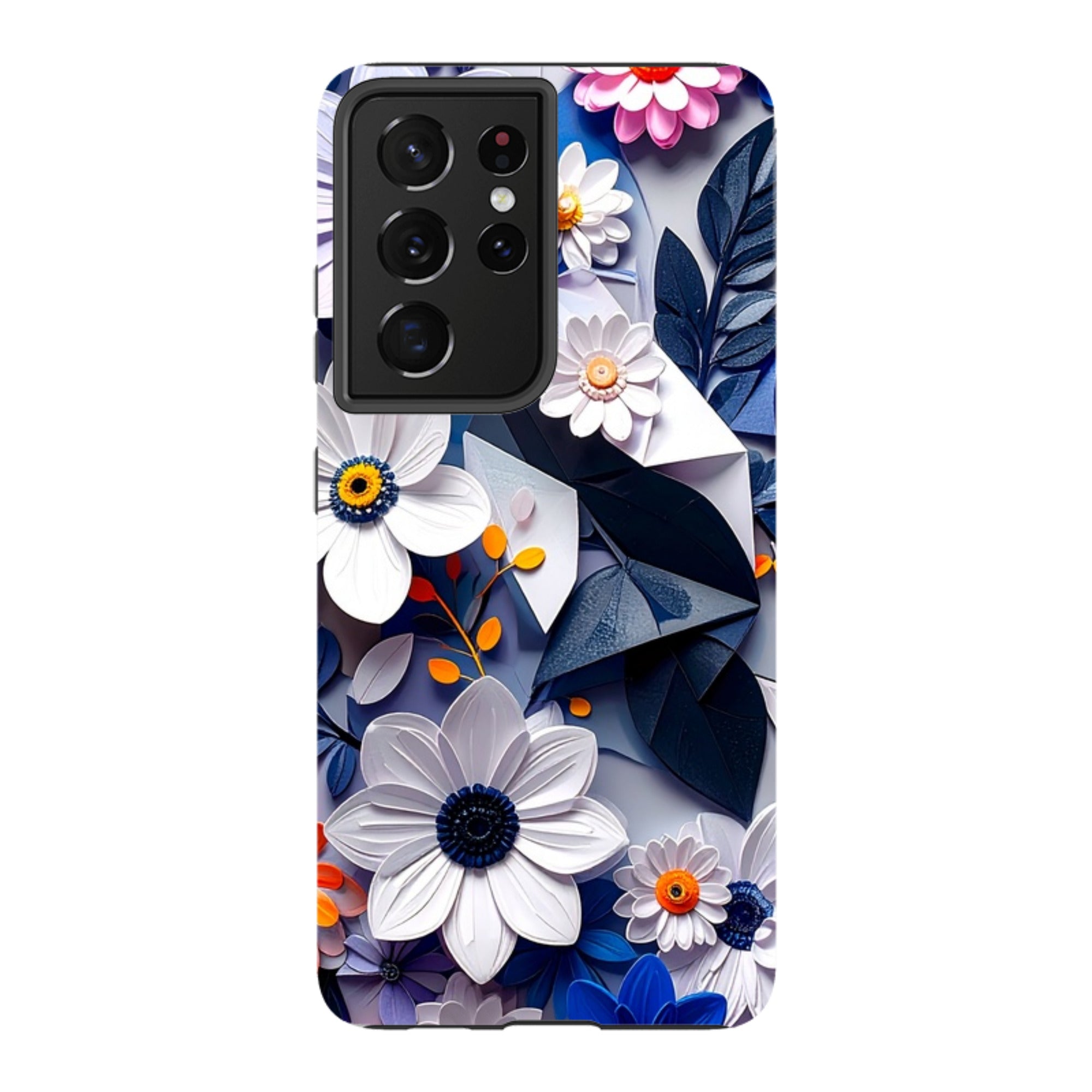 Samsung Tough Case - Summer Blue Florals