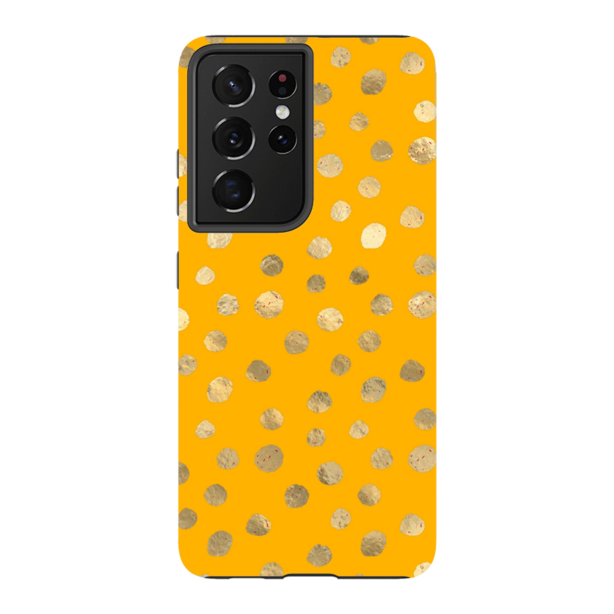 Samsung Tough Case - Honey and Gold Dots