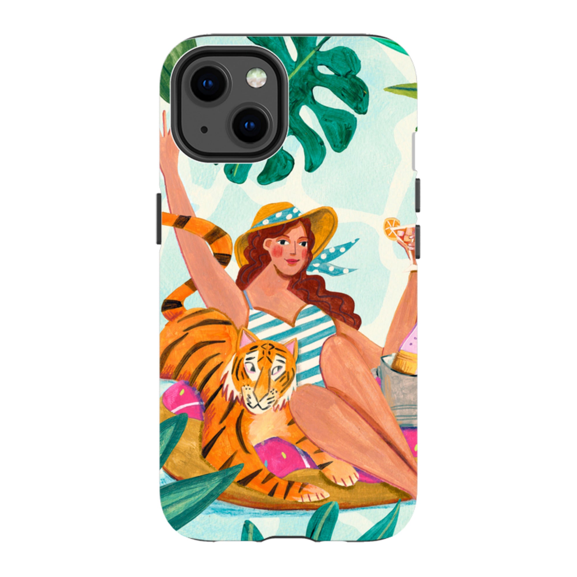 iPhone Tough Case - Pool By Caroline Bonne Muller