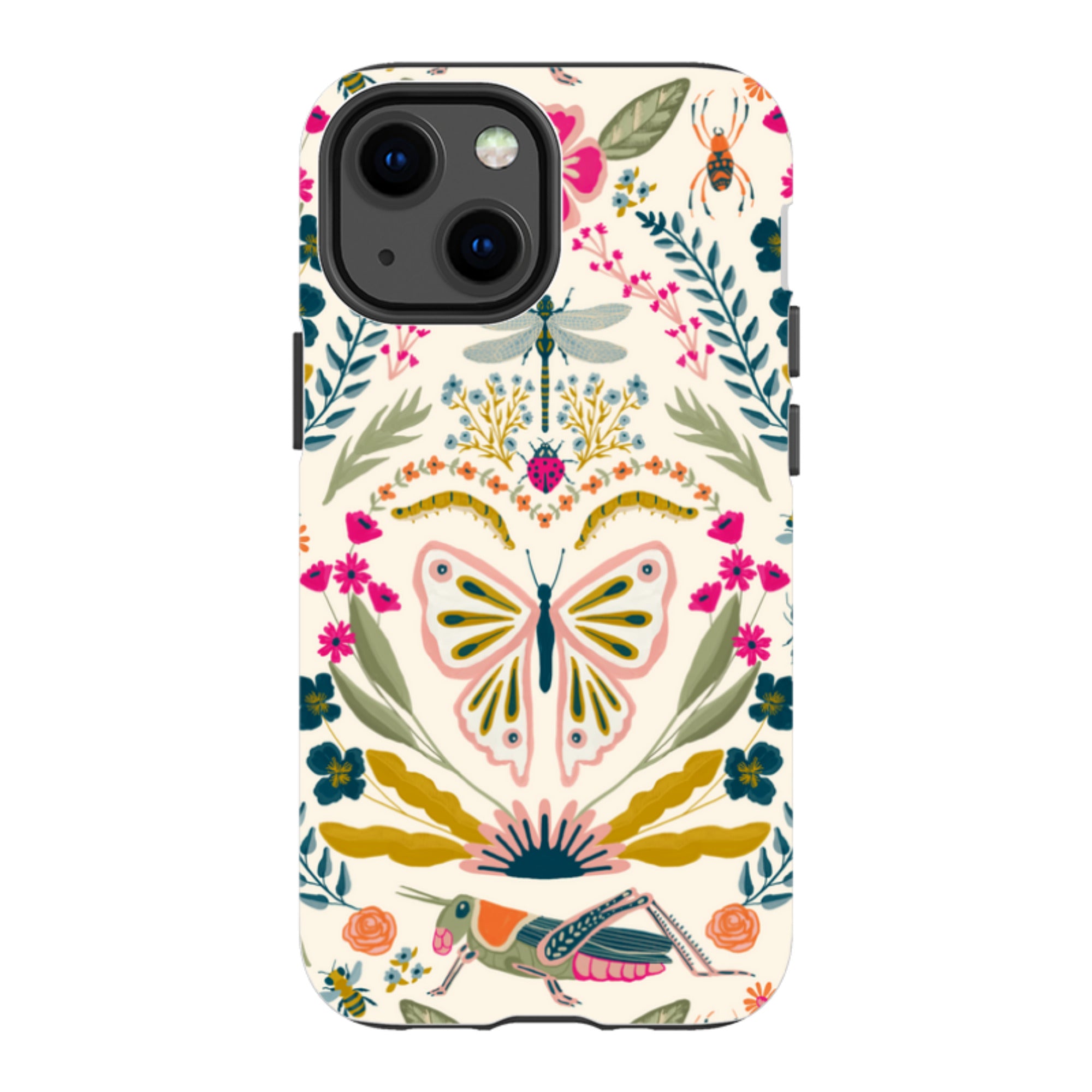 iPhone Case - Butterfly Floral By Abby Jacobs