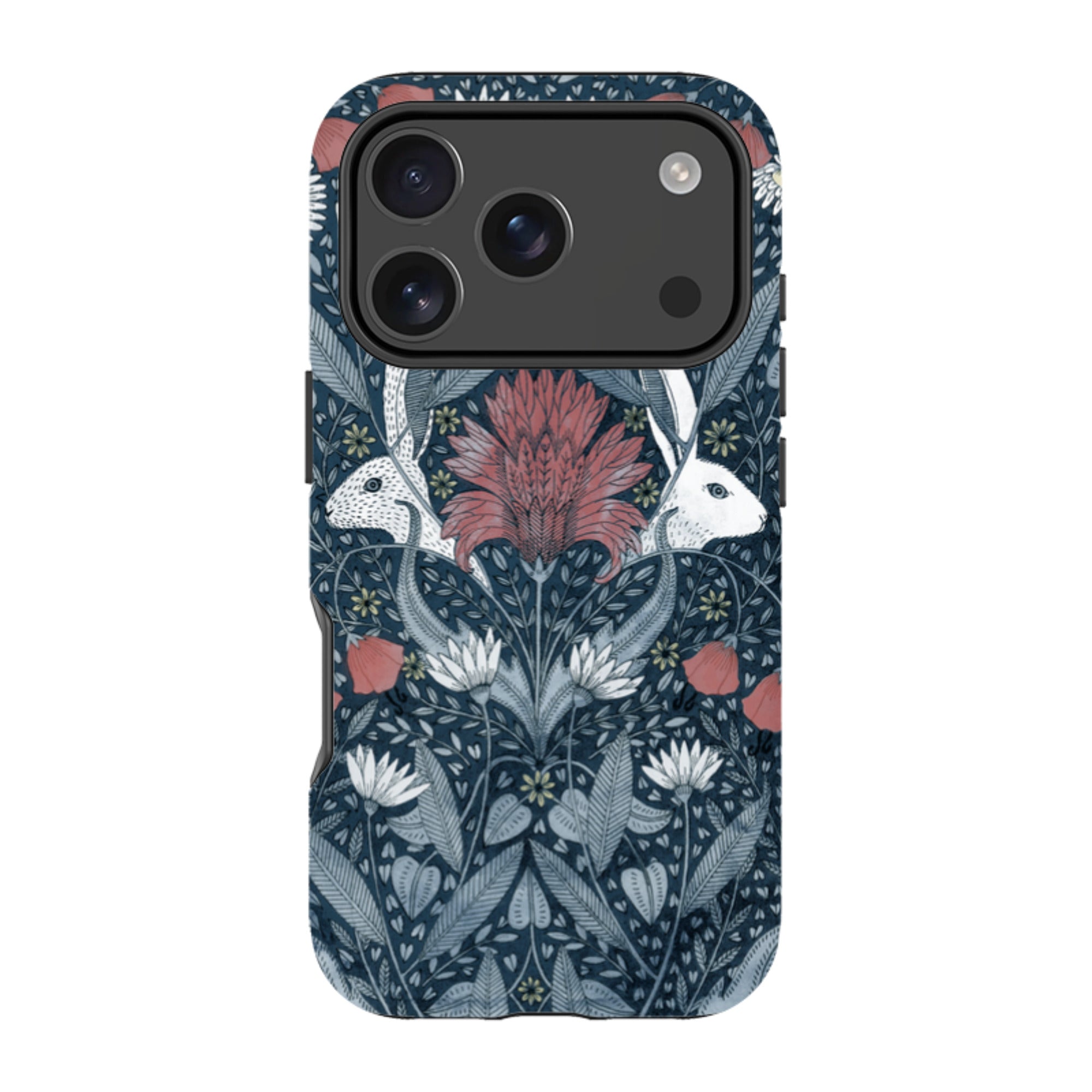iPhone Tough Case - Two Rabbits By Maria Matos