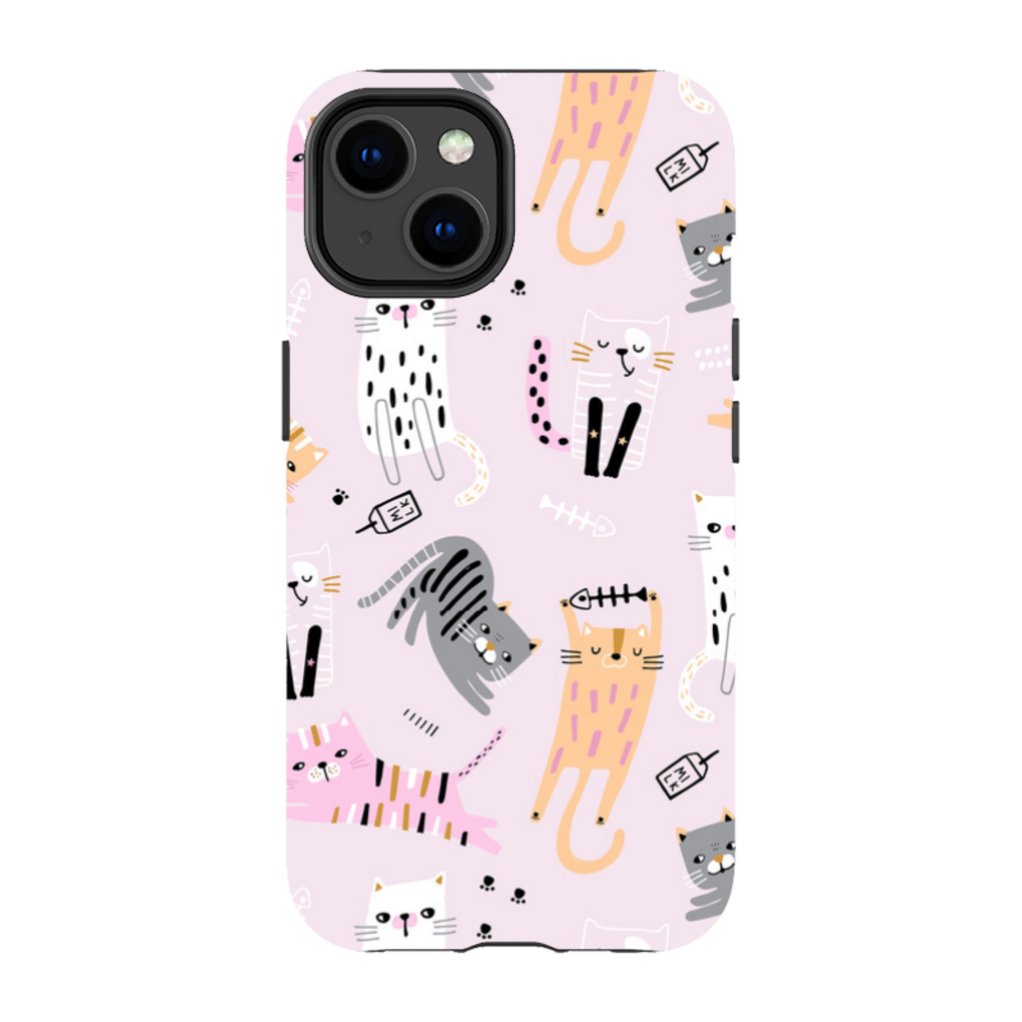 iPhone MagSafe Tough Case - Cat and Bone Pink