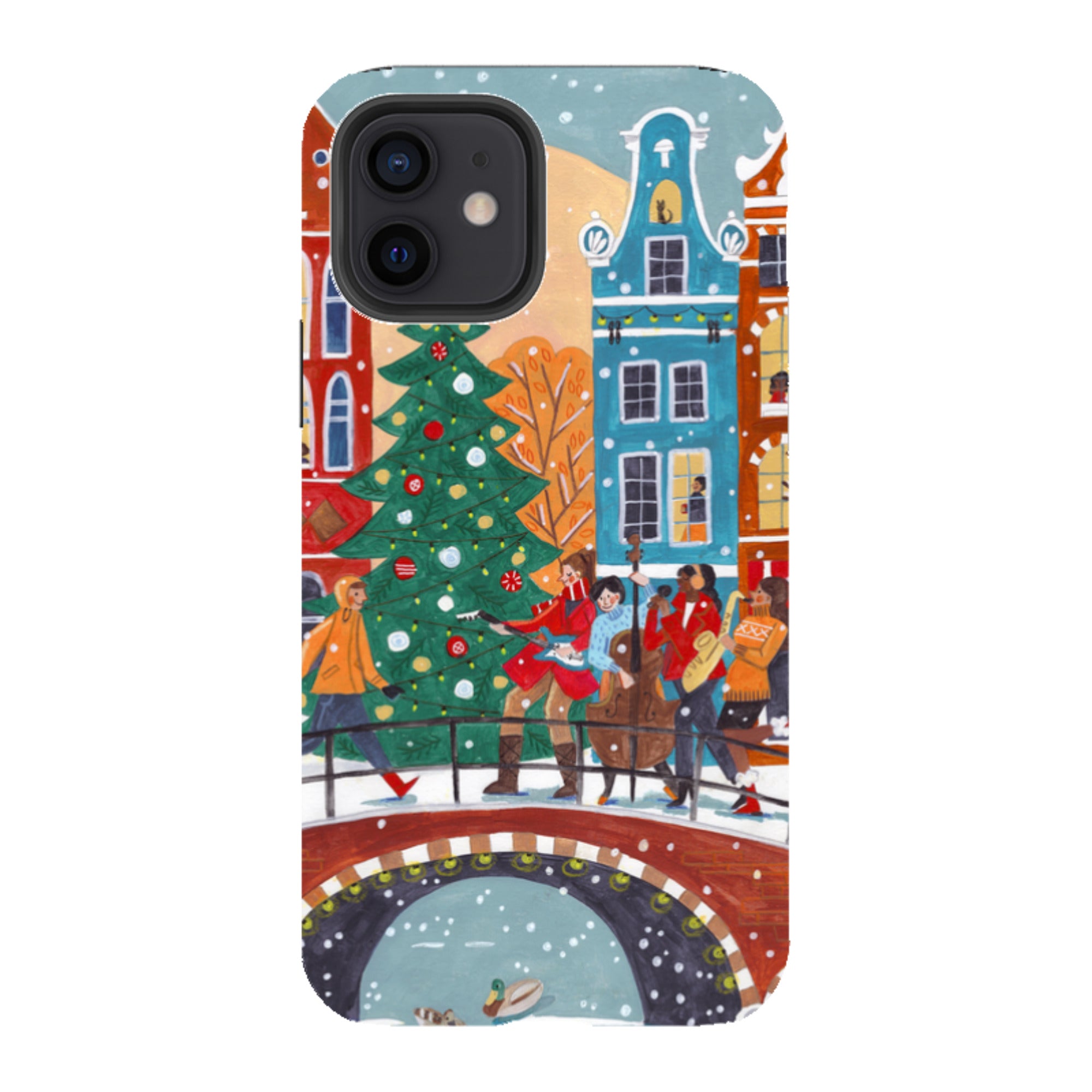 iPhone Tough Case - Christmas Music Amsterdam By Caroline Bonne Muller