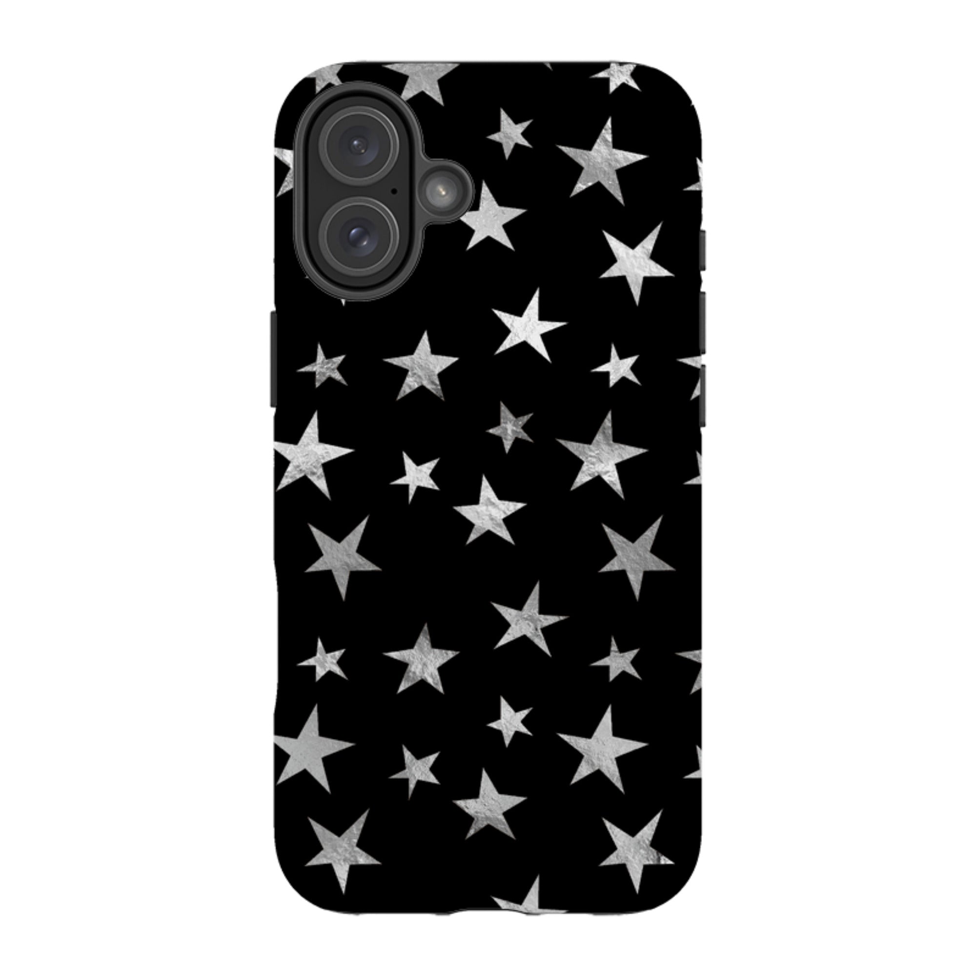 iPhone MagSafe Tough Case - Black and Silver Stars