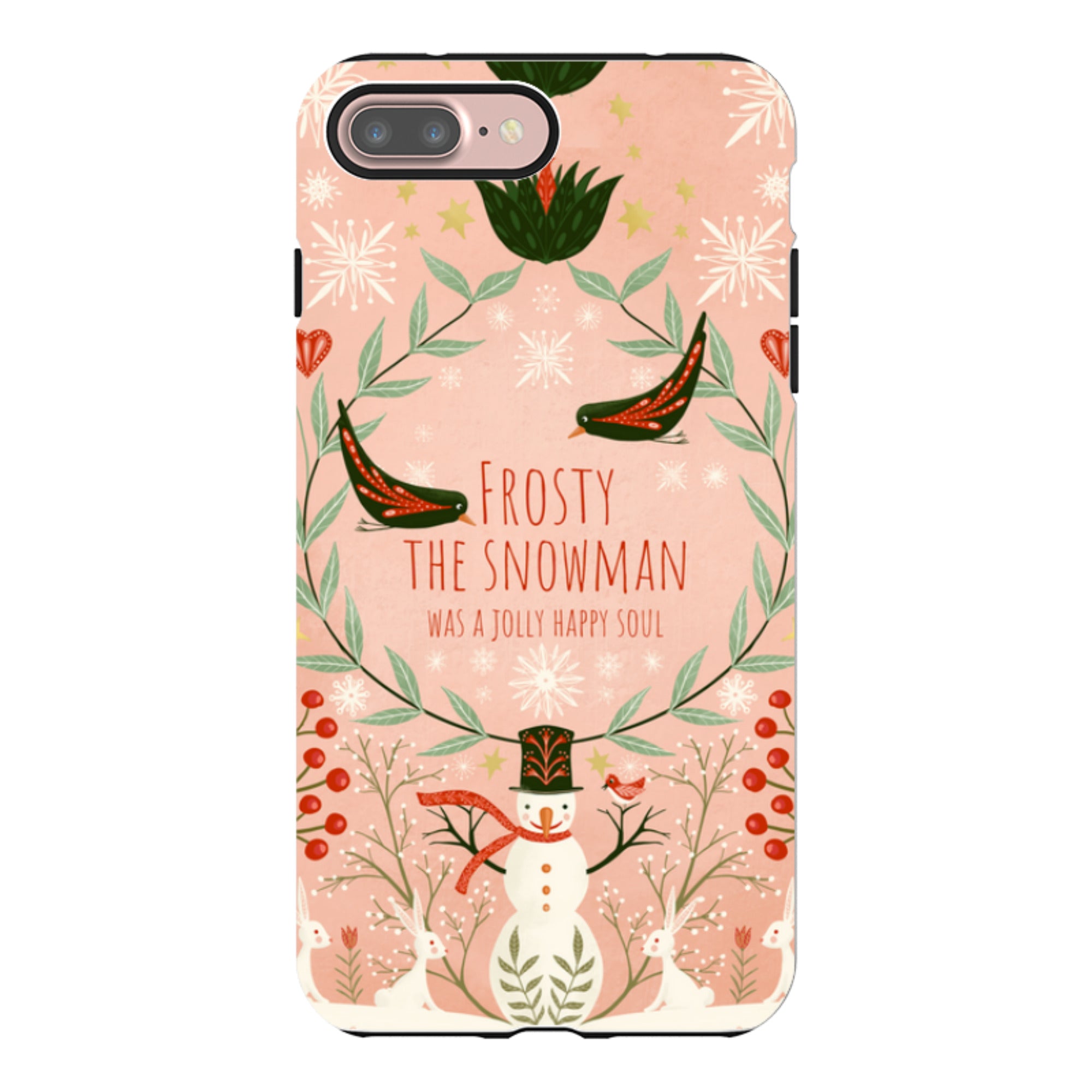 iPhone Tough Case -Frosty The Snow Man By Maja Lindberg