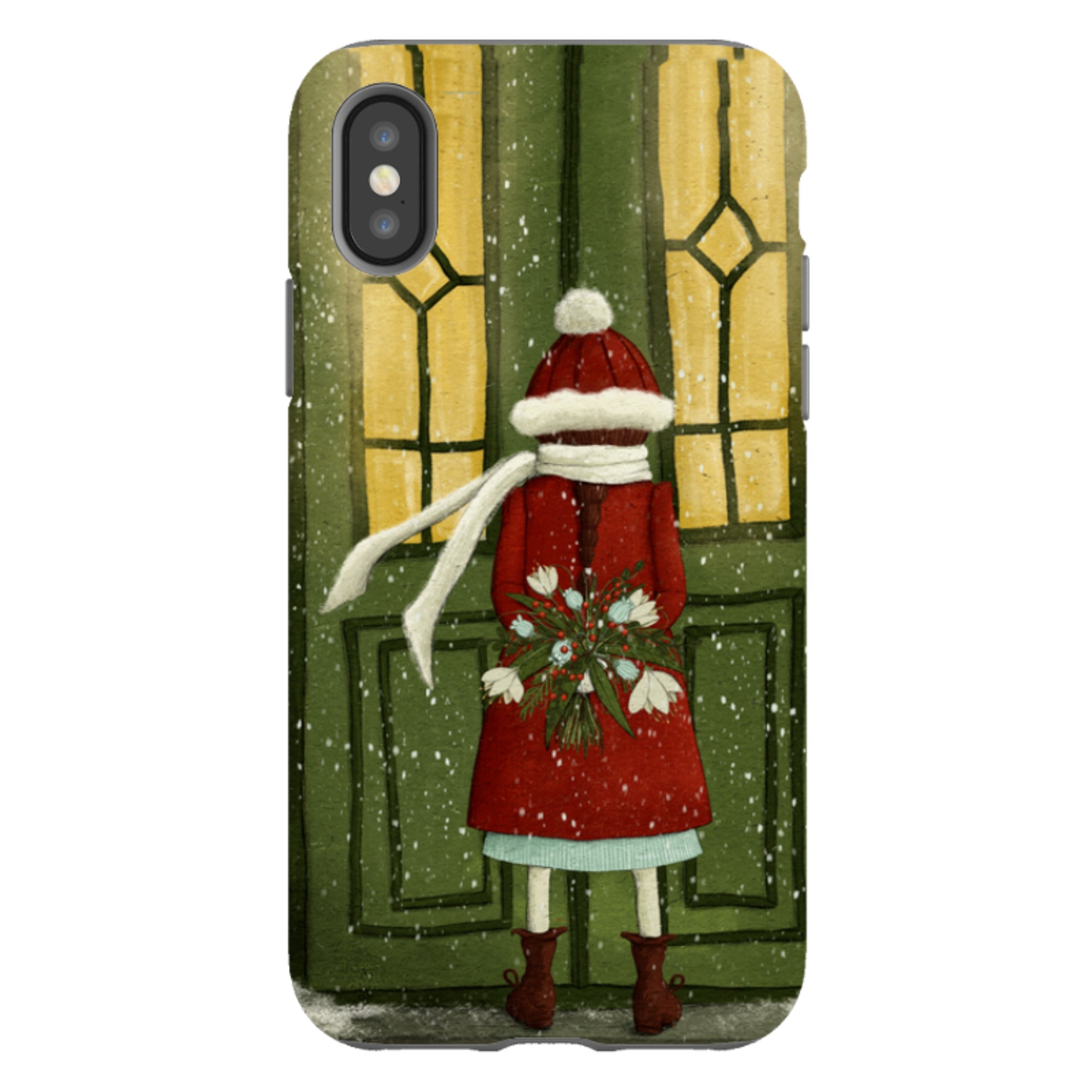 iPhone Tough Case - Winter Flowers By Maja Lindberg