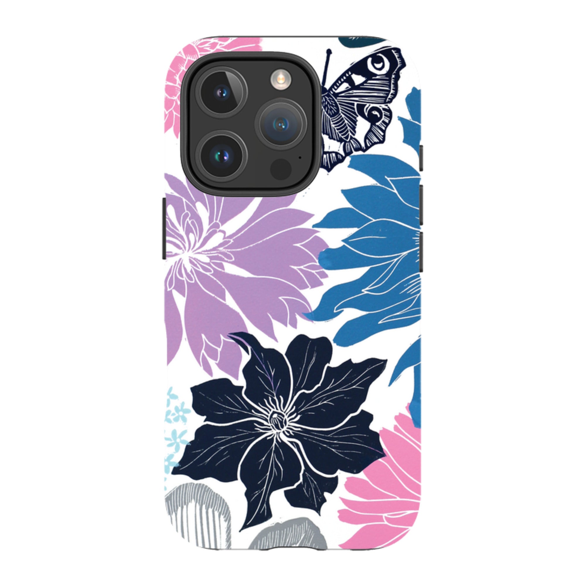 iPhone Tough Case - Cottage Garden Butterfly By Kate Heiss