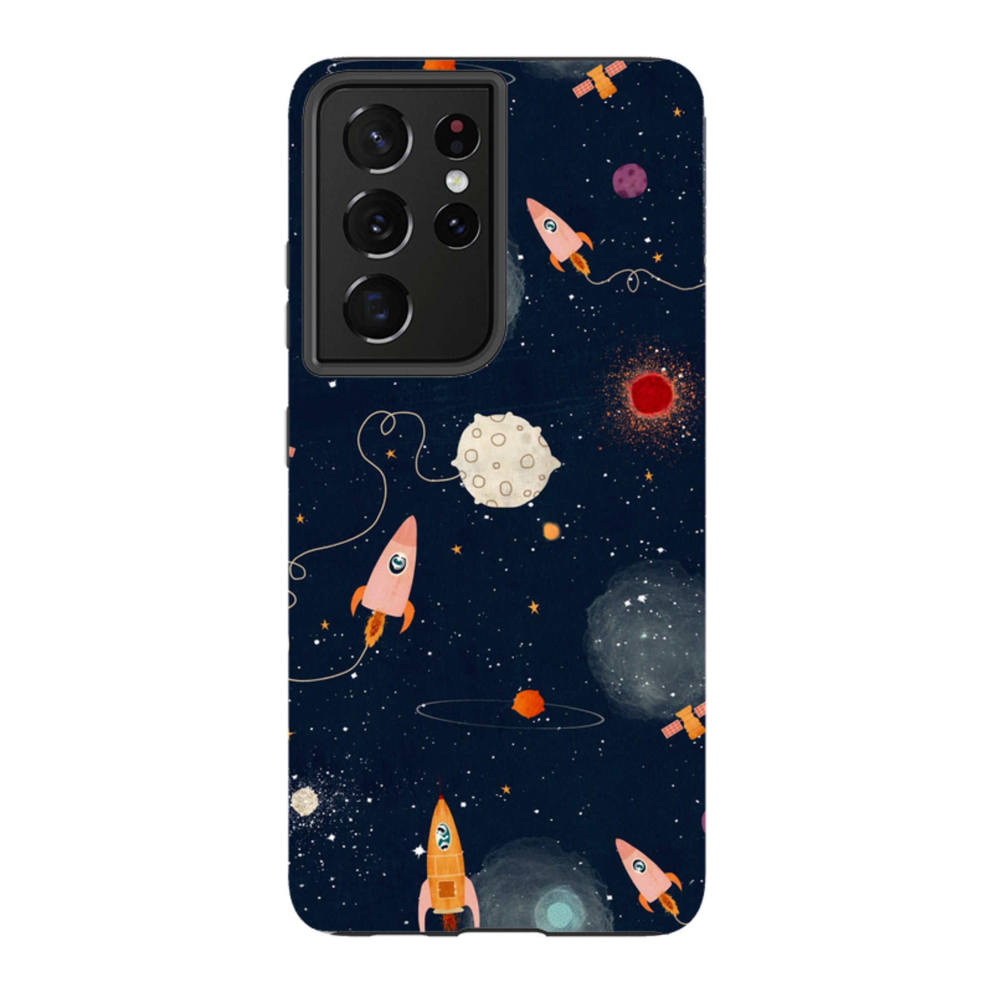 Samsung Tough Case - Rockets Midnight By Katherine Quinn