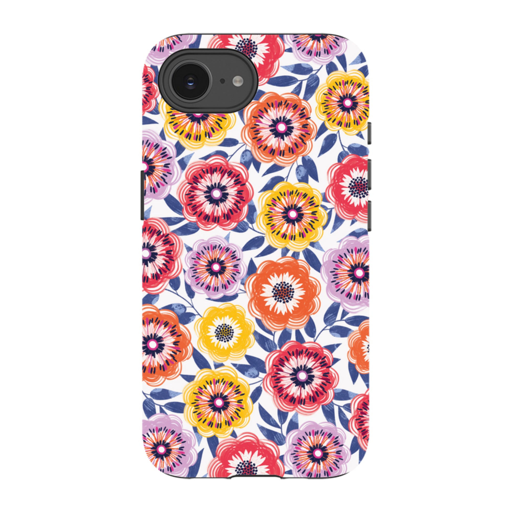iPhone Tough Case - Bright Blooms I By Ali Brookes