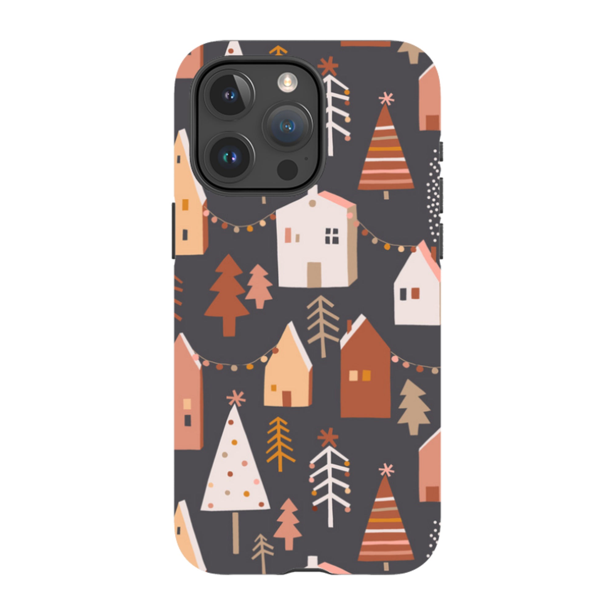 iPhone Tough Case - Street Xmas Dark