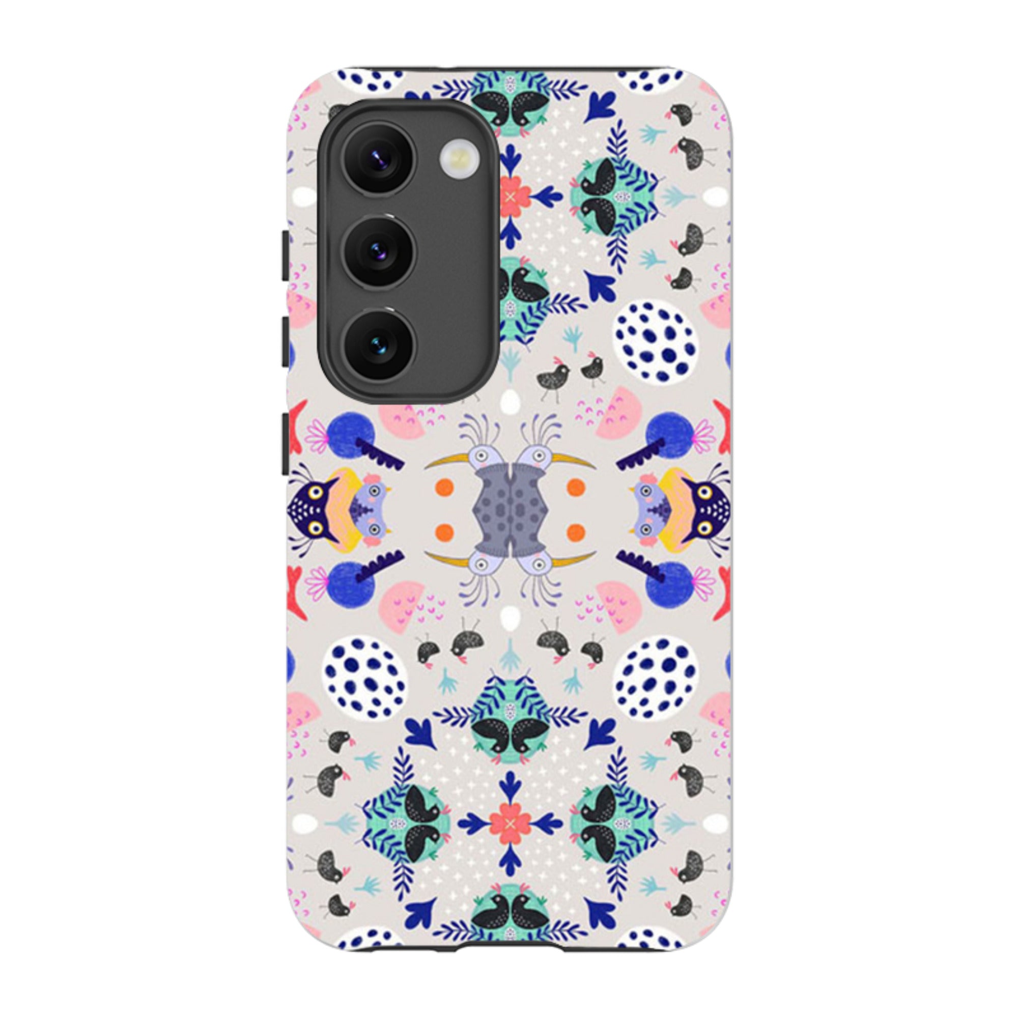 Samsung Tough Case - Crazybird Pattern By Mia Underwood