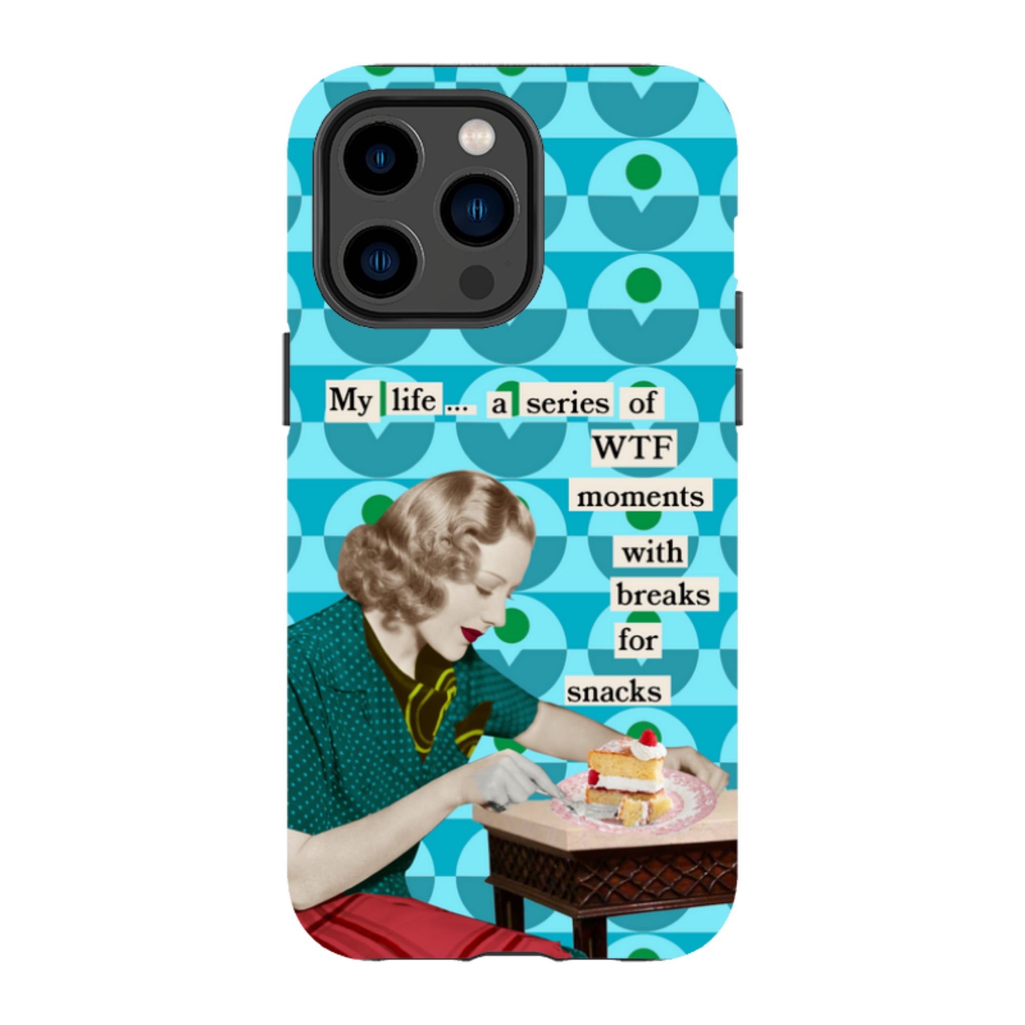 iPhone Tough Case - WTF By Clare Jordan