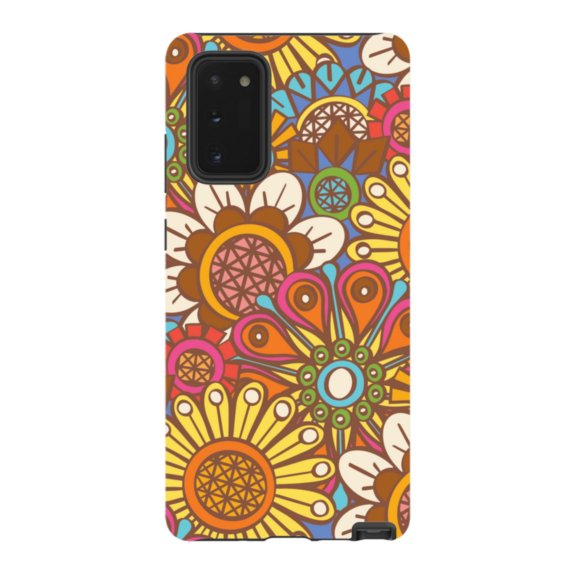 Samsung Tough Case - Retro Posy Brights By Amelia Bowman