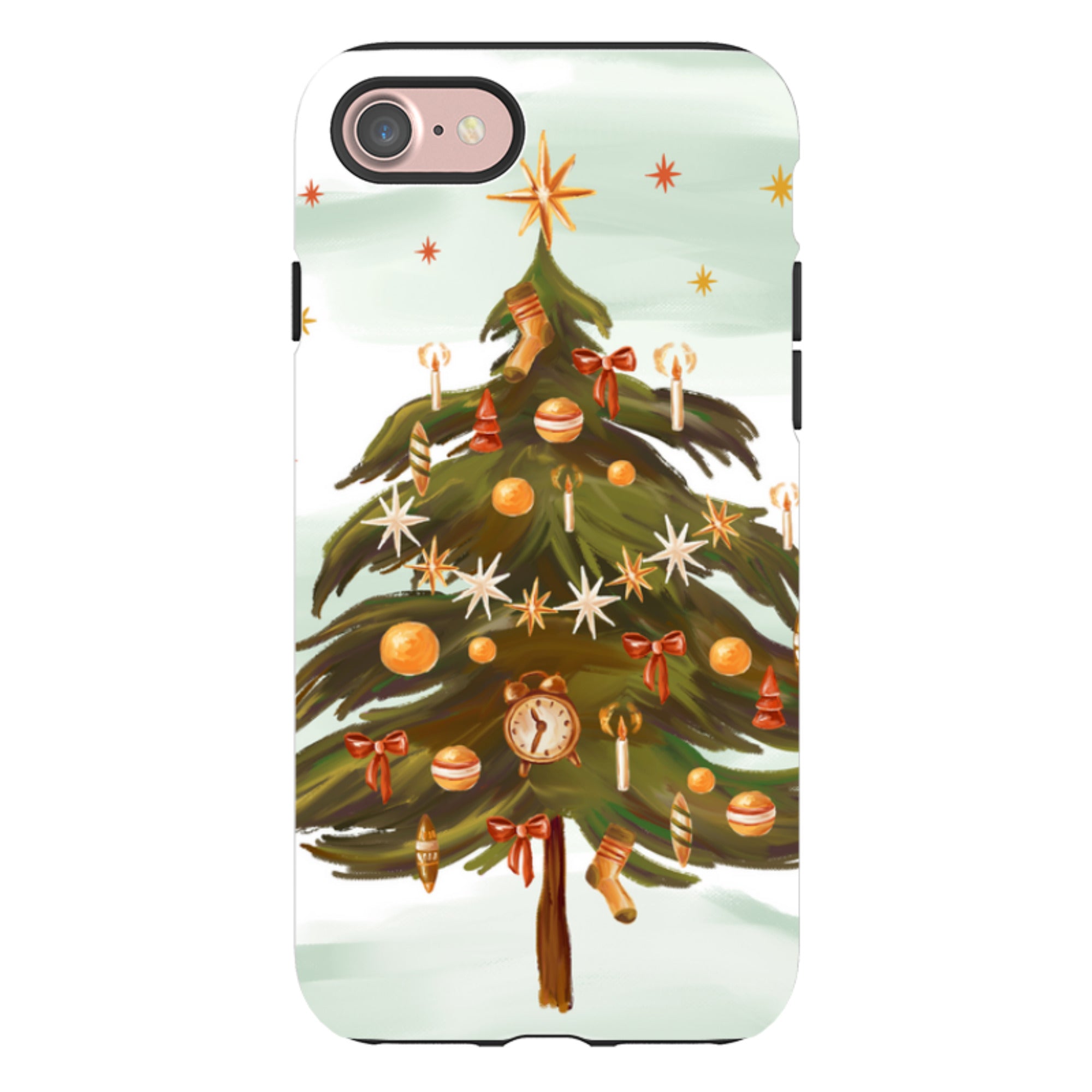 iPhone Tough Case - Outdoor Xmas Tree