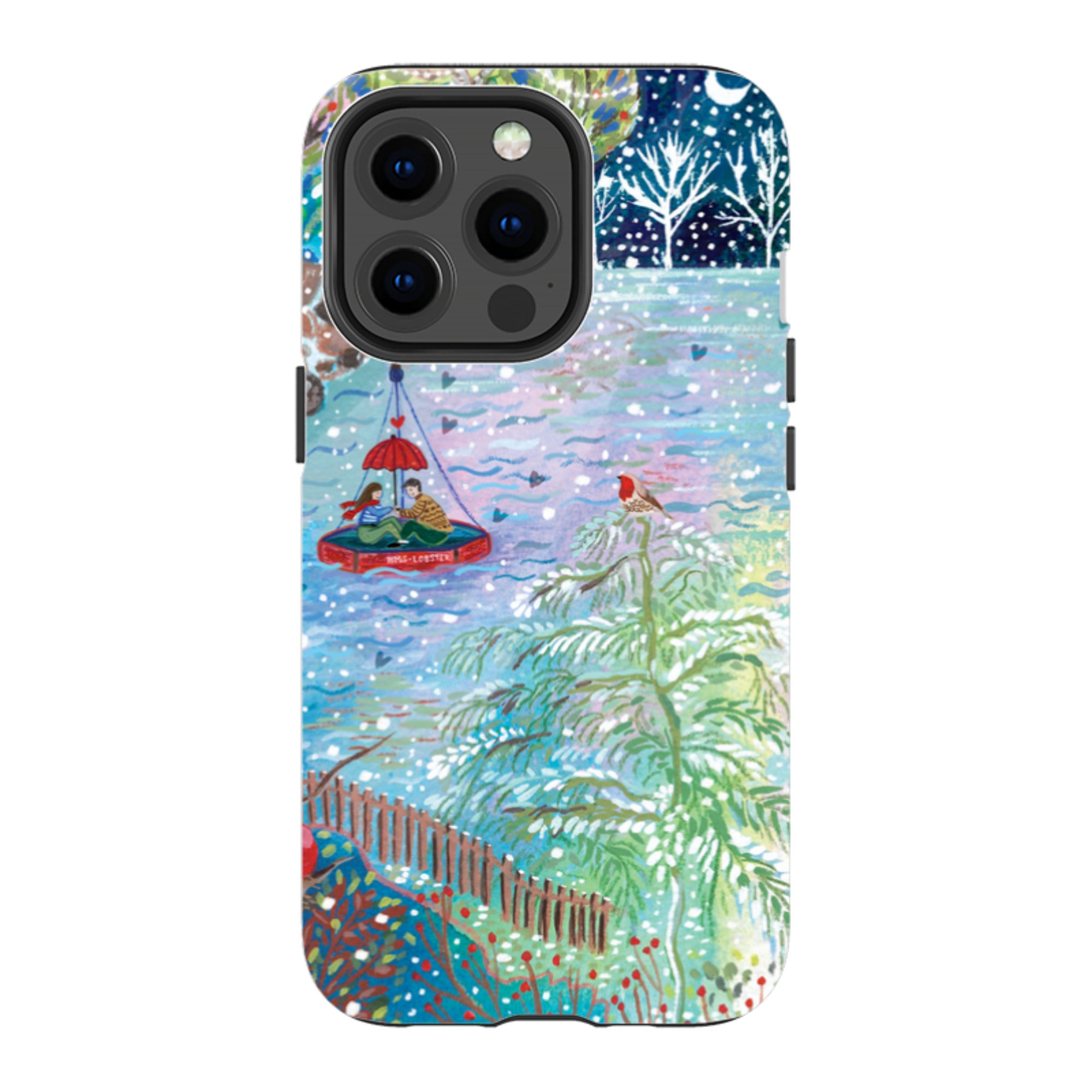 iPhone MagSafe Tough Case - A Wee Winter Harbour By Emma Frances Grant
