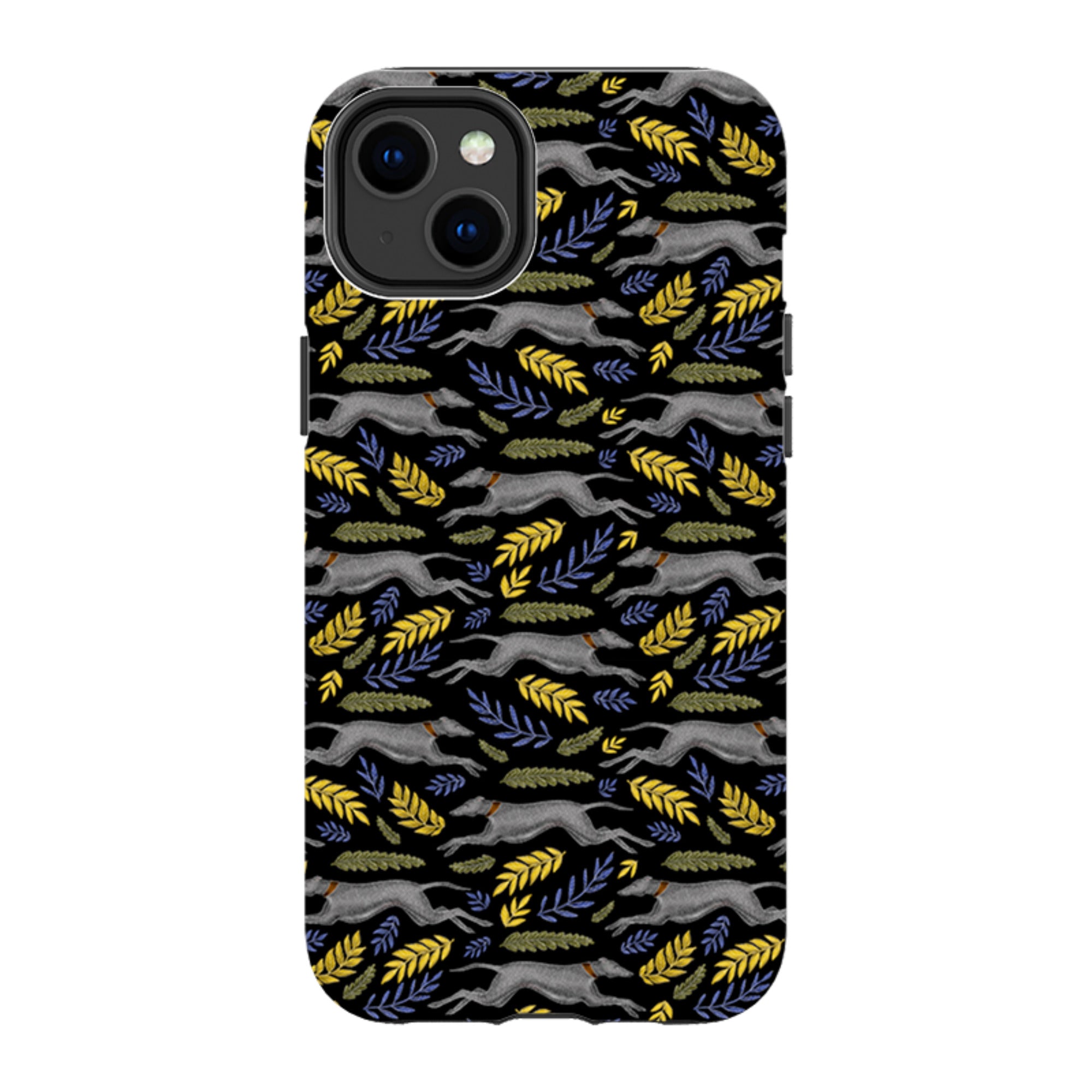 iPhone MagSafe Tough Case -  Greyhound Pattern By Catherine Rowe