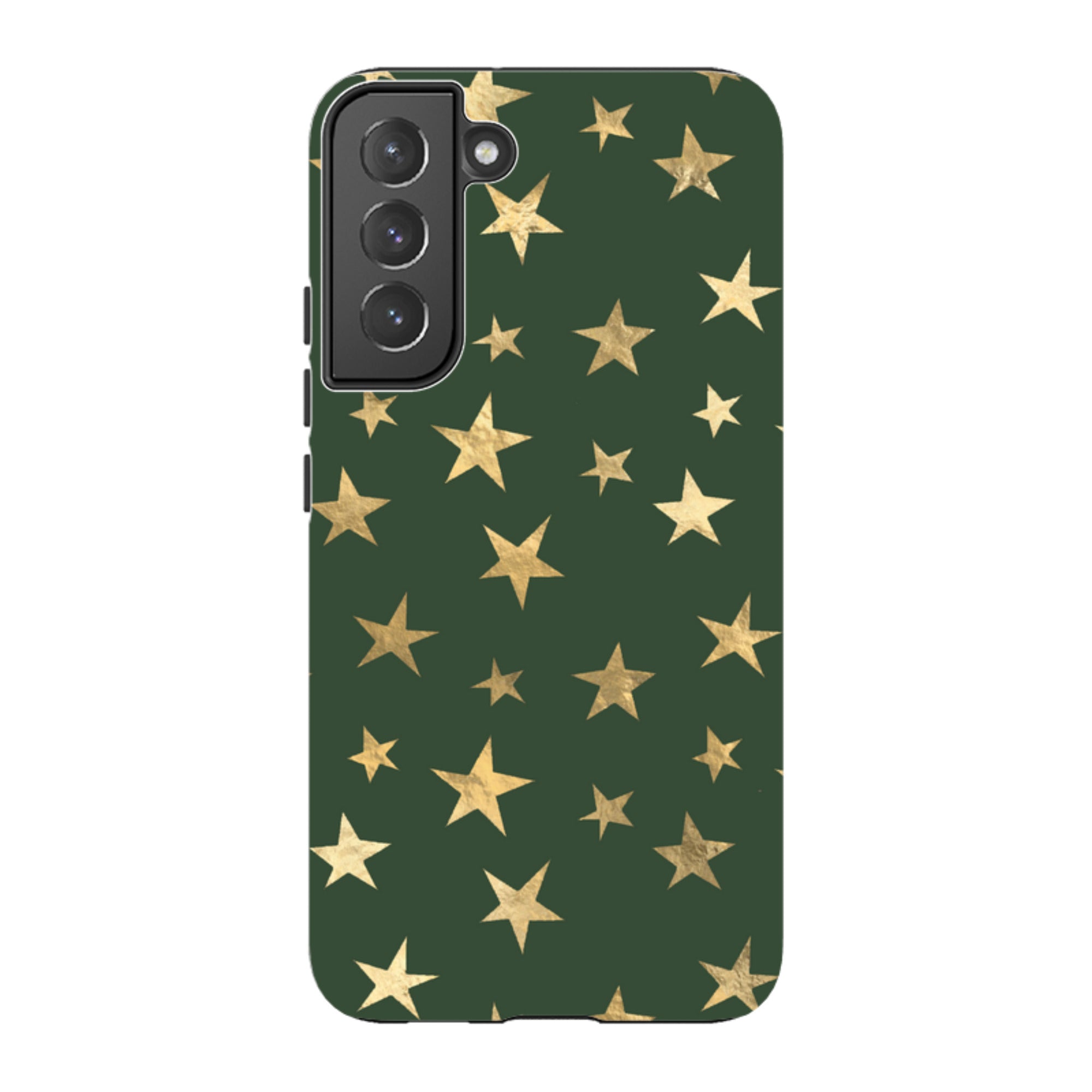 Samsung Tough Case - Green and Gold Stars