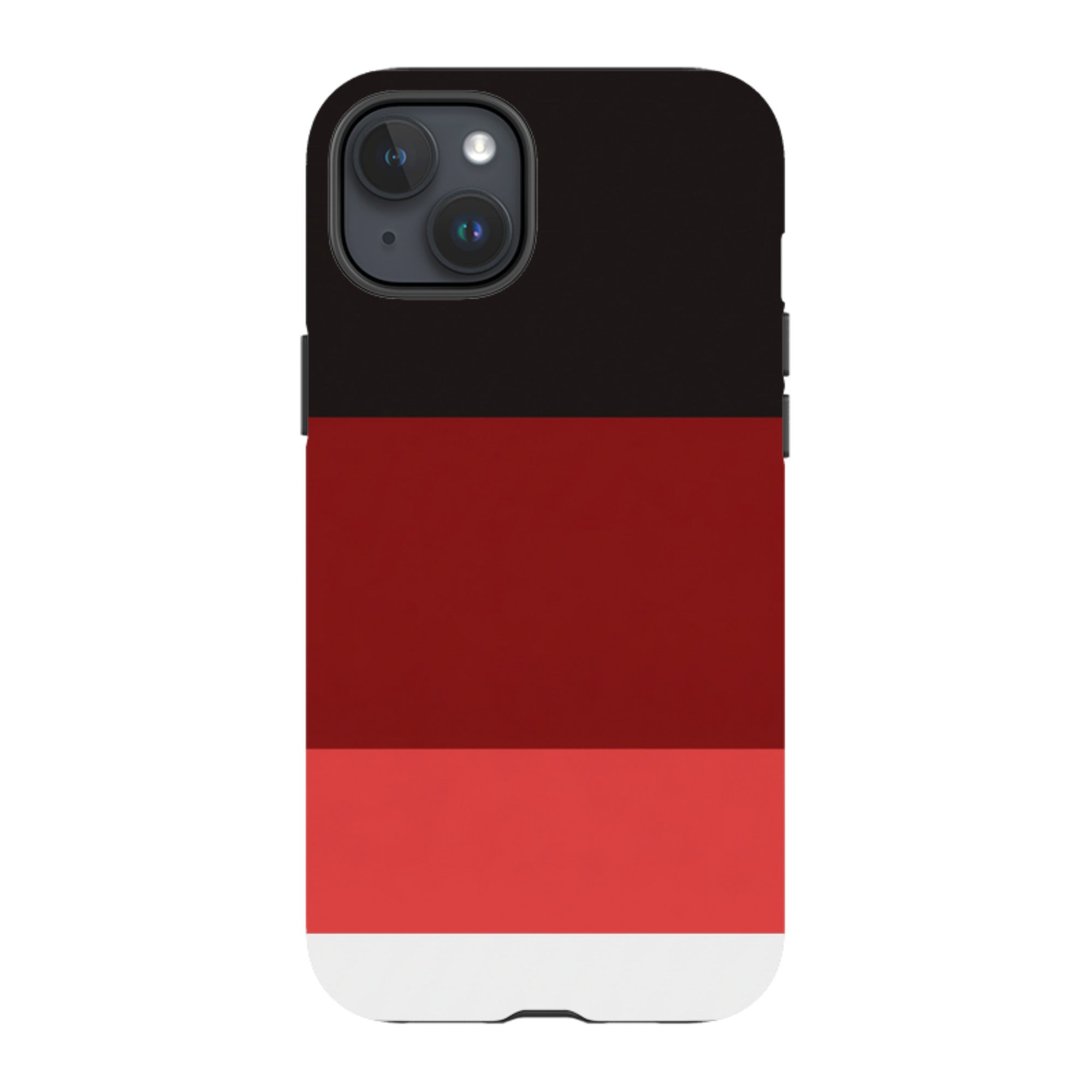 iPhone Tough Case - Crimson and Black Gradient