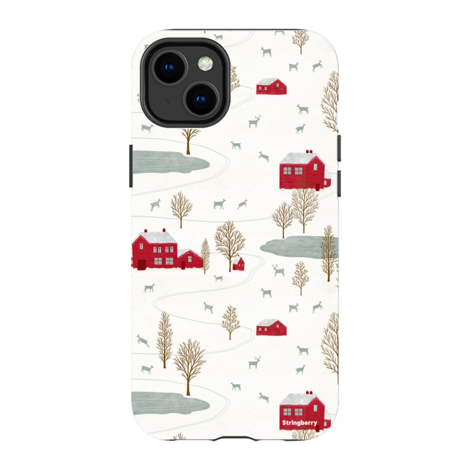 iPhone Tough Case - Winter Landscape II By Katherine Quinn