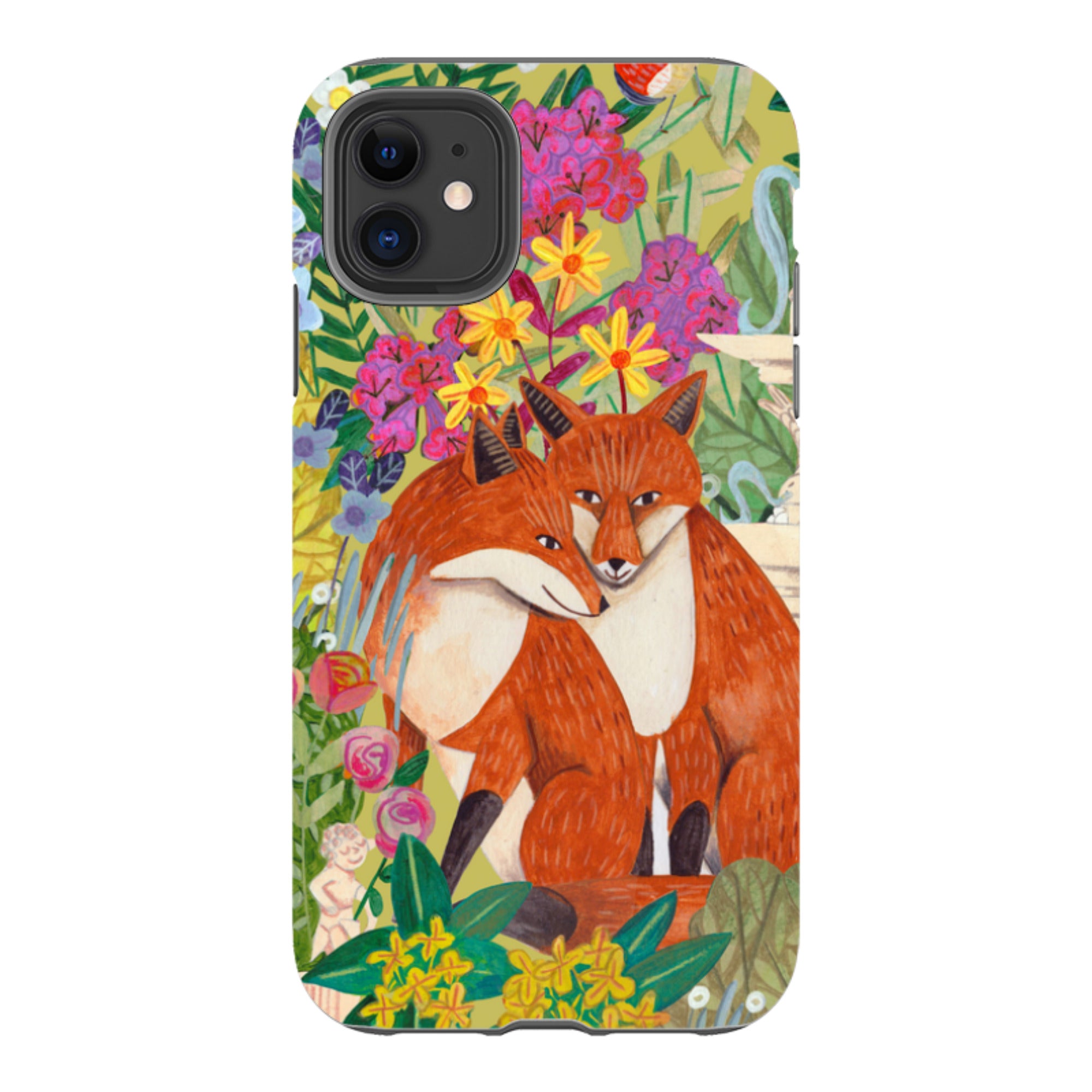 iPhone Tough Case - Foxes By Caroline Bonne Muller