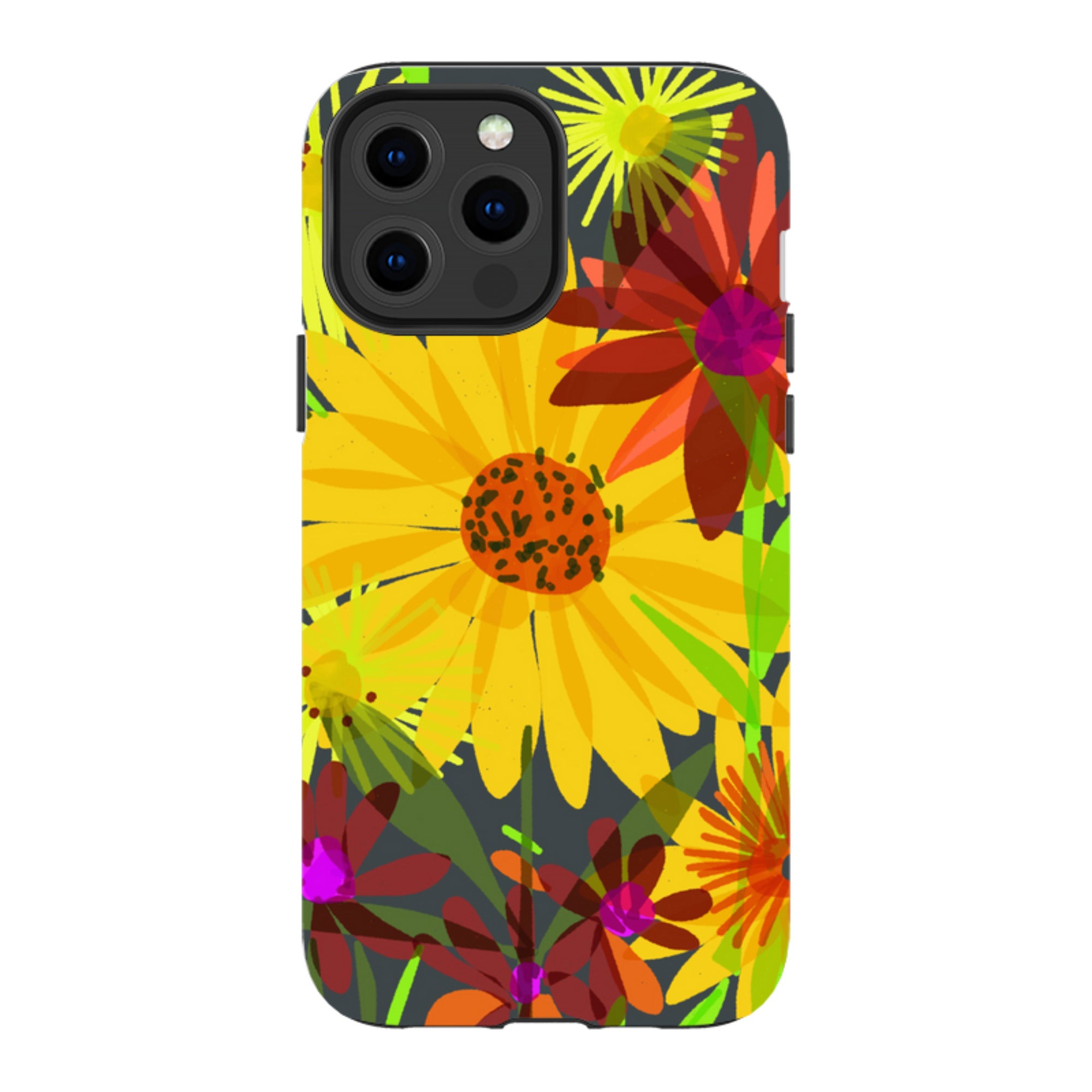 iPhone Tough Case - Sunflowers By Sarah Campbell