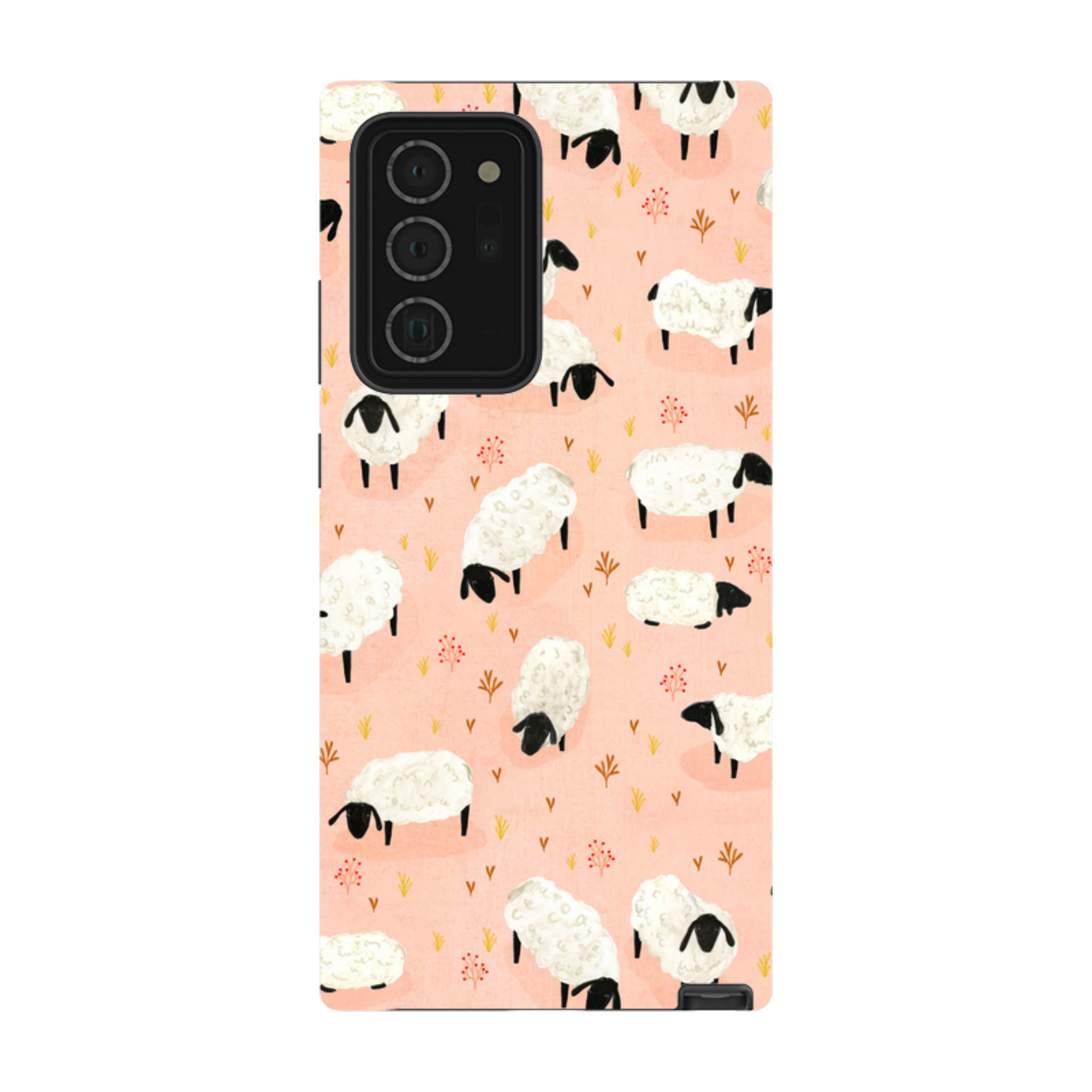 Samsung Tough Case - Sheep Pink By Katherine Quinn