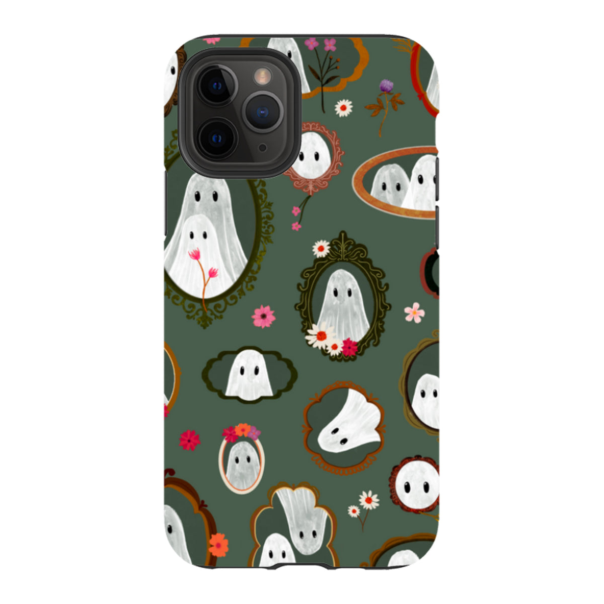 iPhone Tough Case - Framed Ghosts - Pine By Katherine Quinn