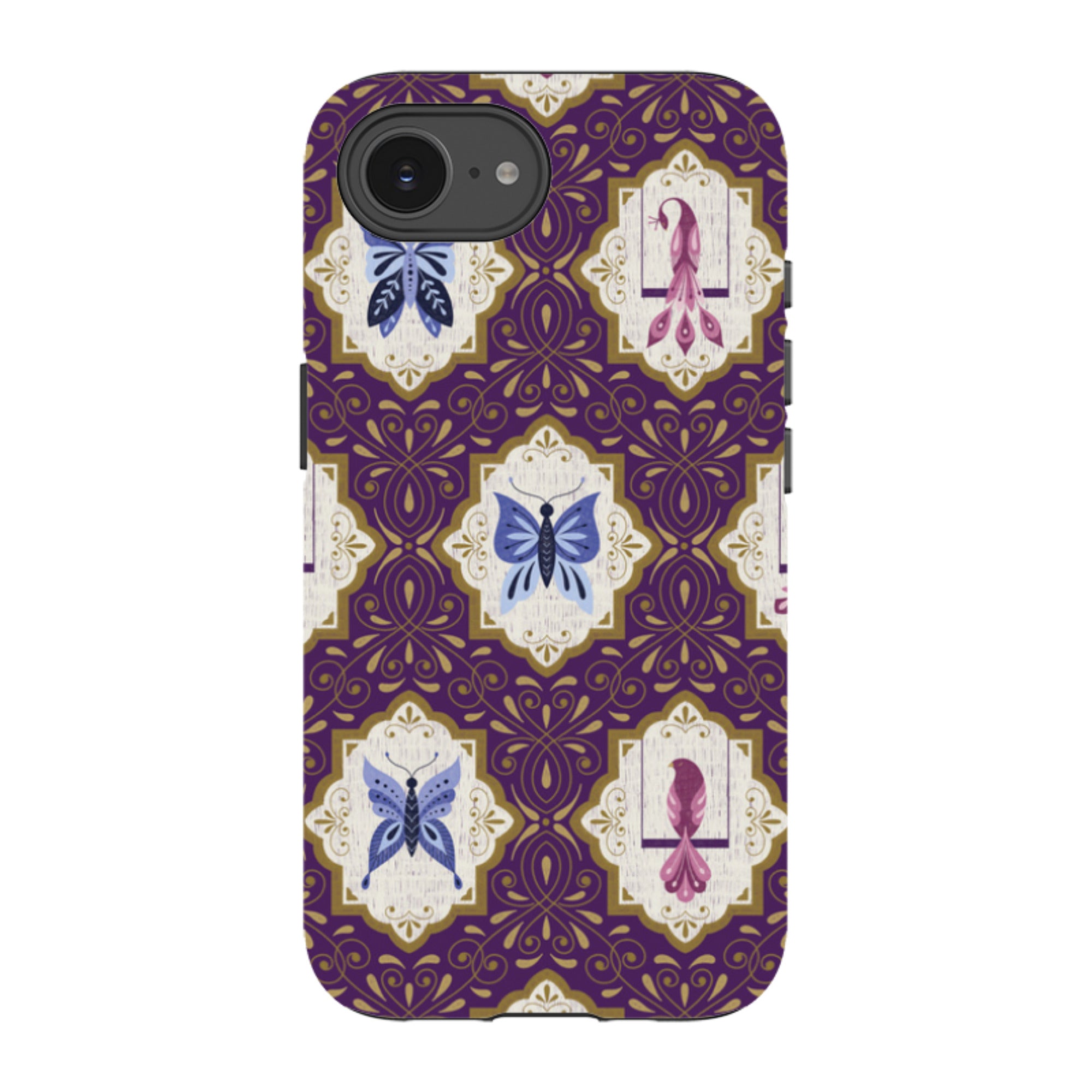 iPhone Tough Case - Wingframes Purple By Jenny Zemanek