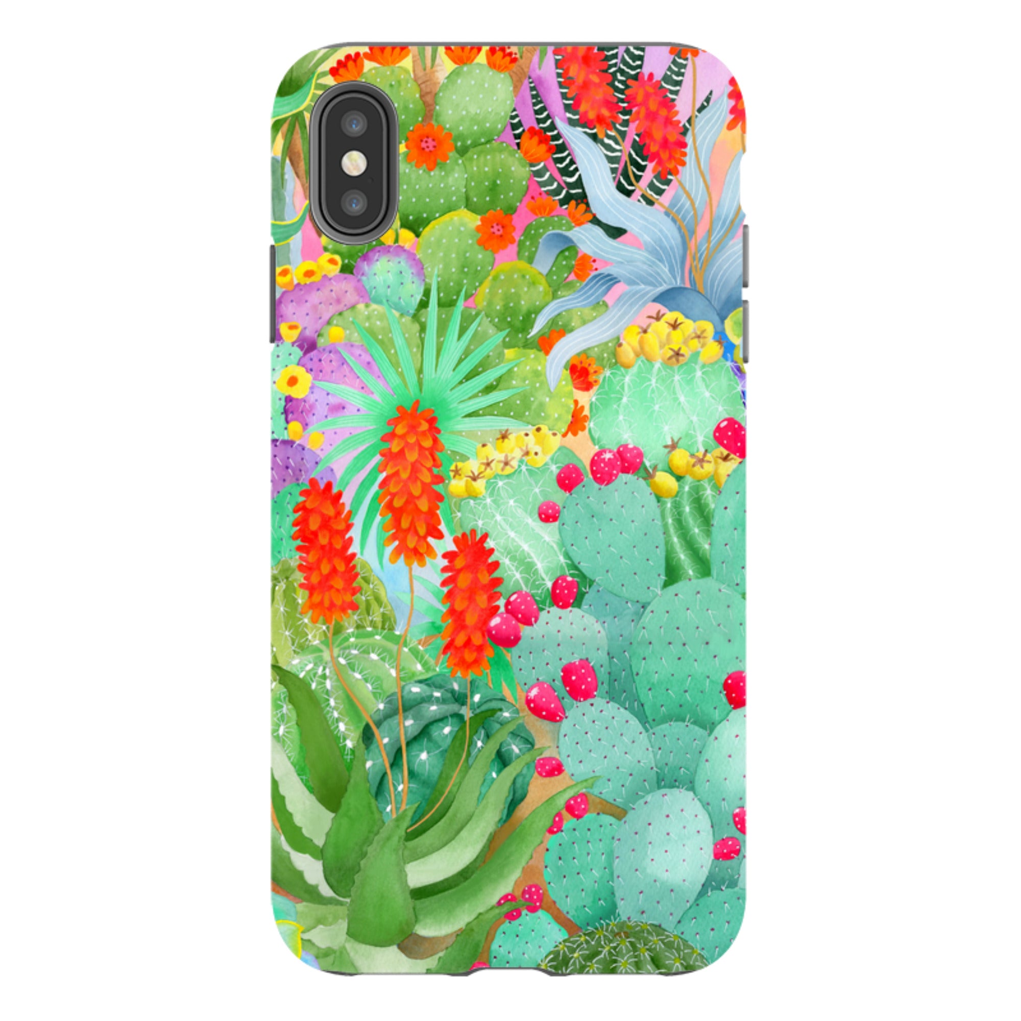 iPhone Tough Case - Cactus By Bex Parkin