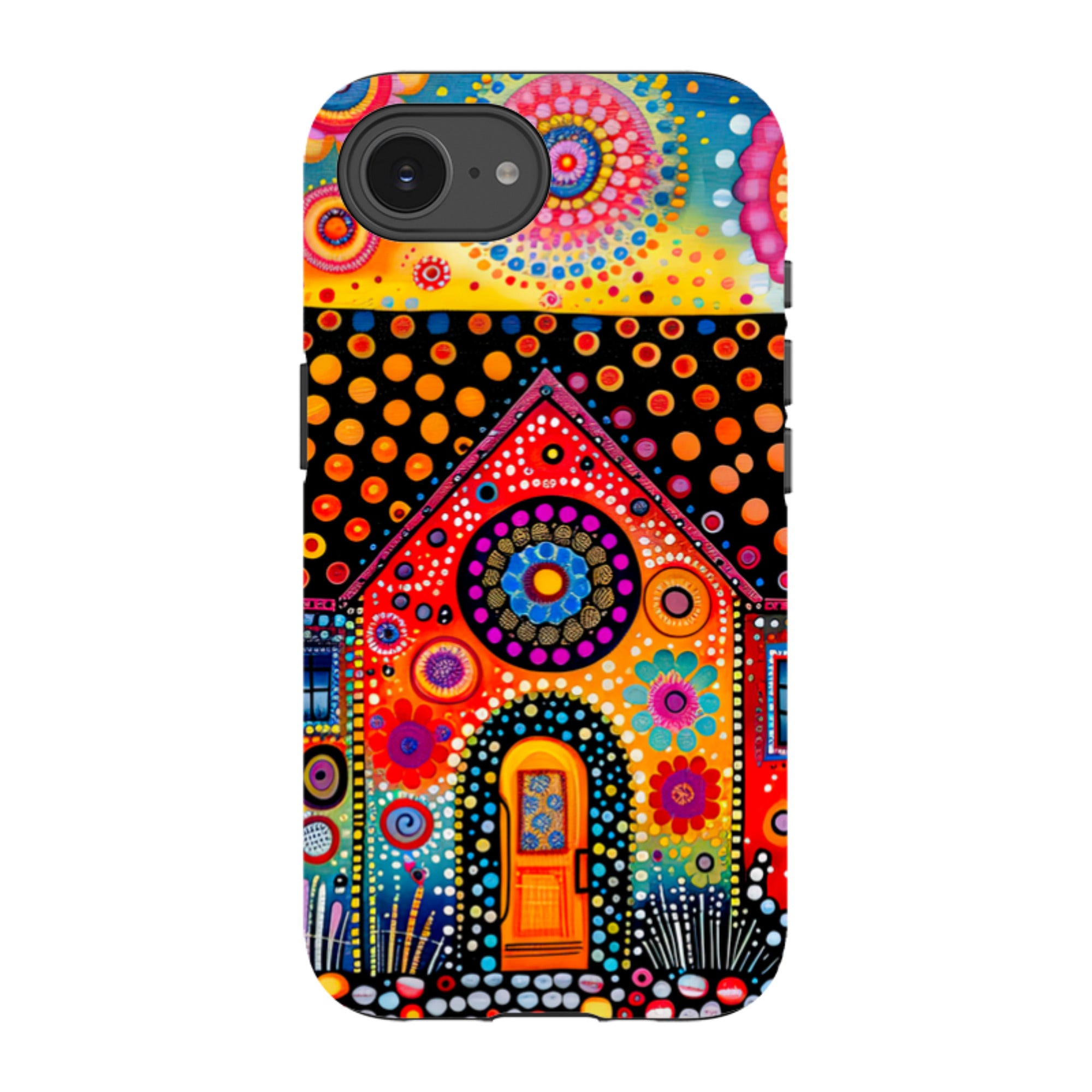iPhone Case - Folk Art House IV