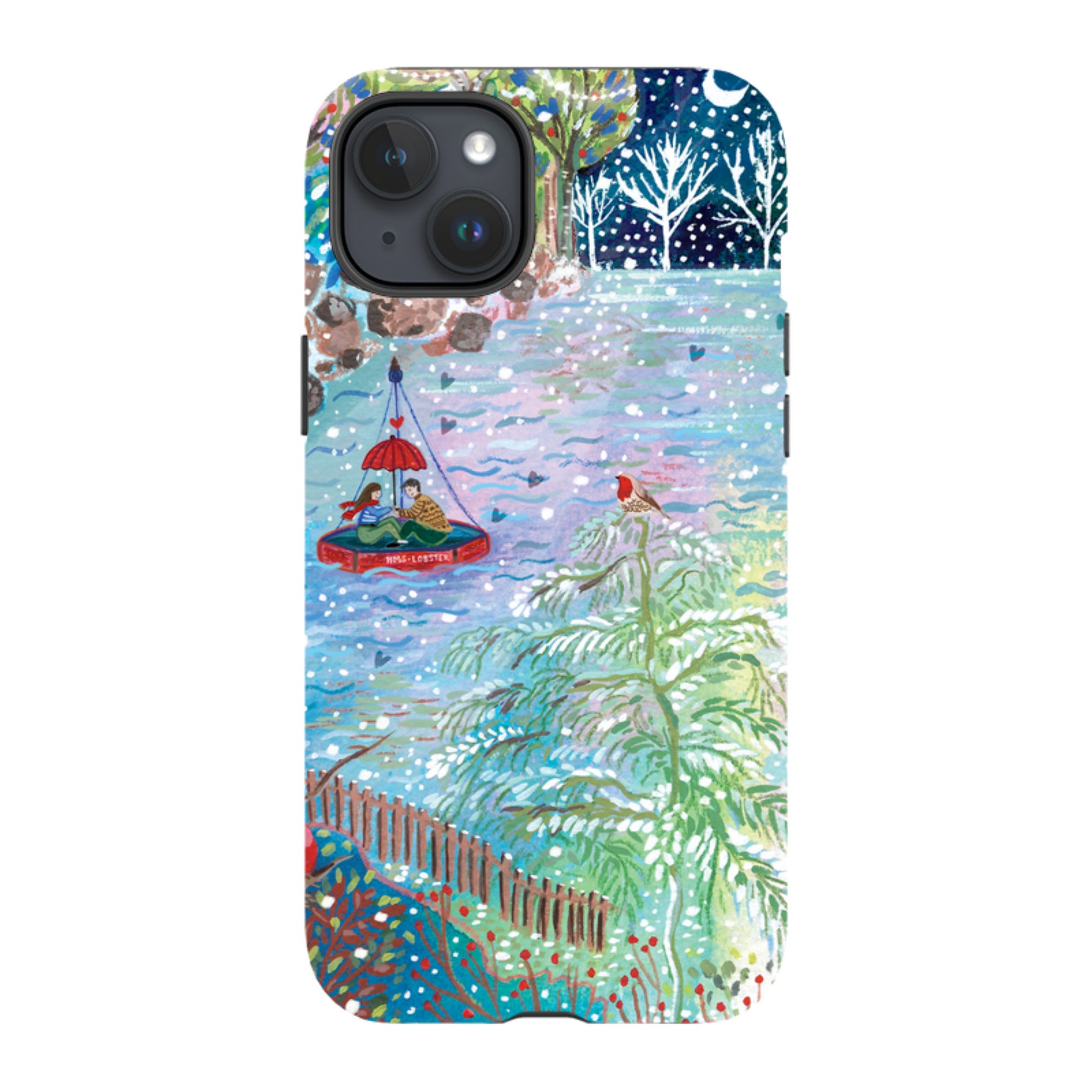 iPhone MagSafe Tough Case - A Wee Winter Harbour By Emma Frances Grant