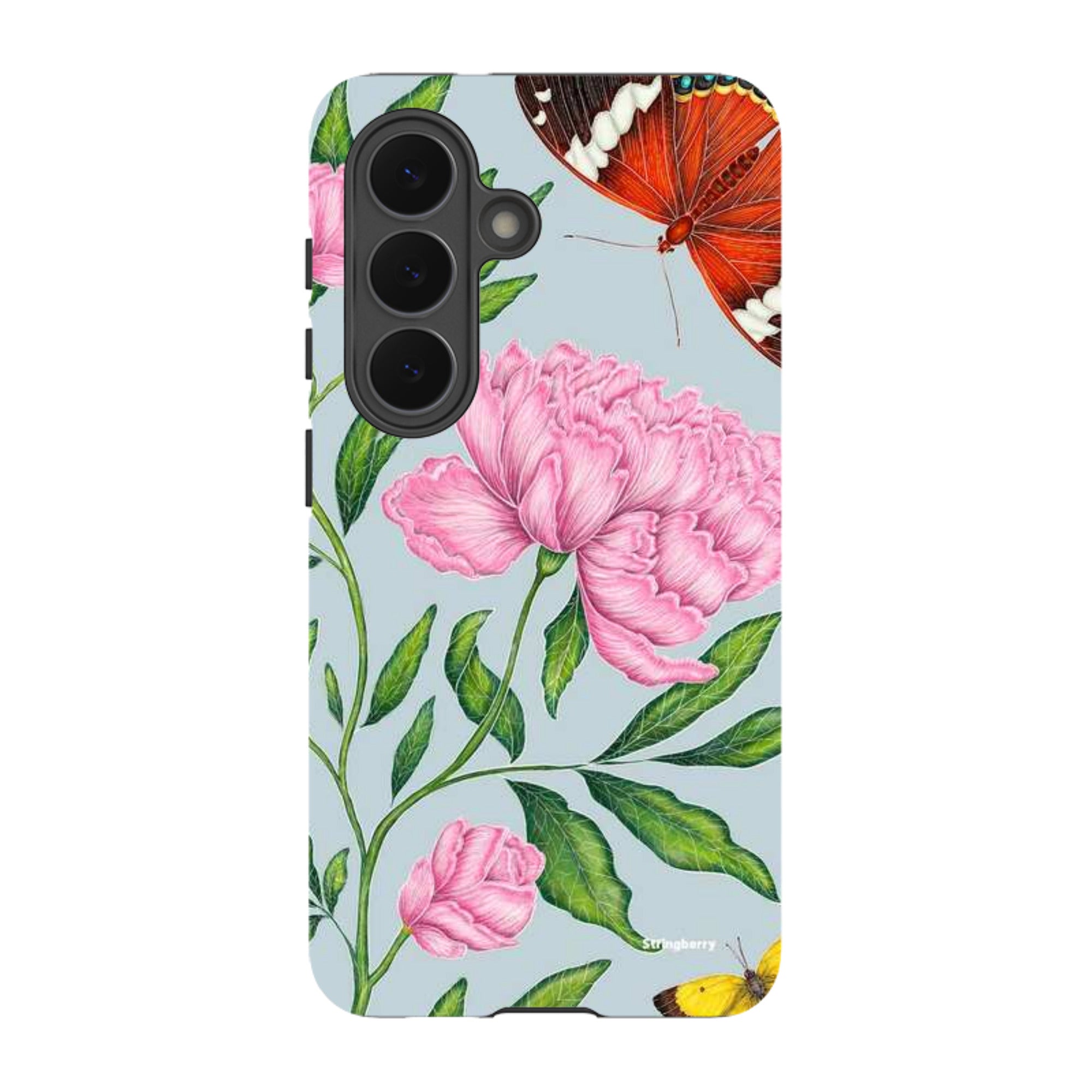 Samsung Tough Case - Butterflies And Peonies By Catherine Rowe