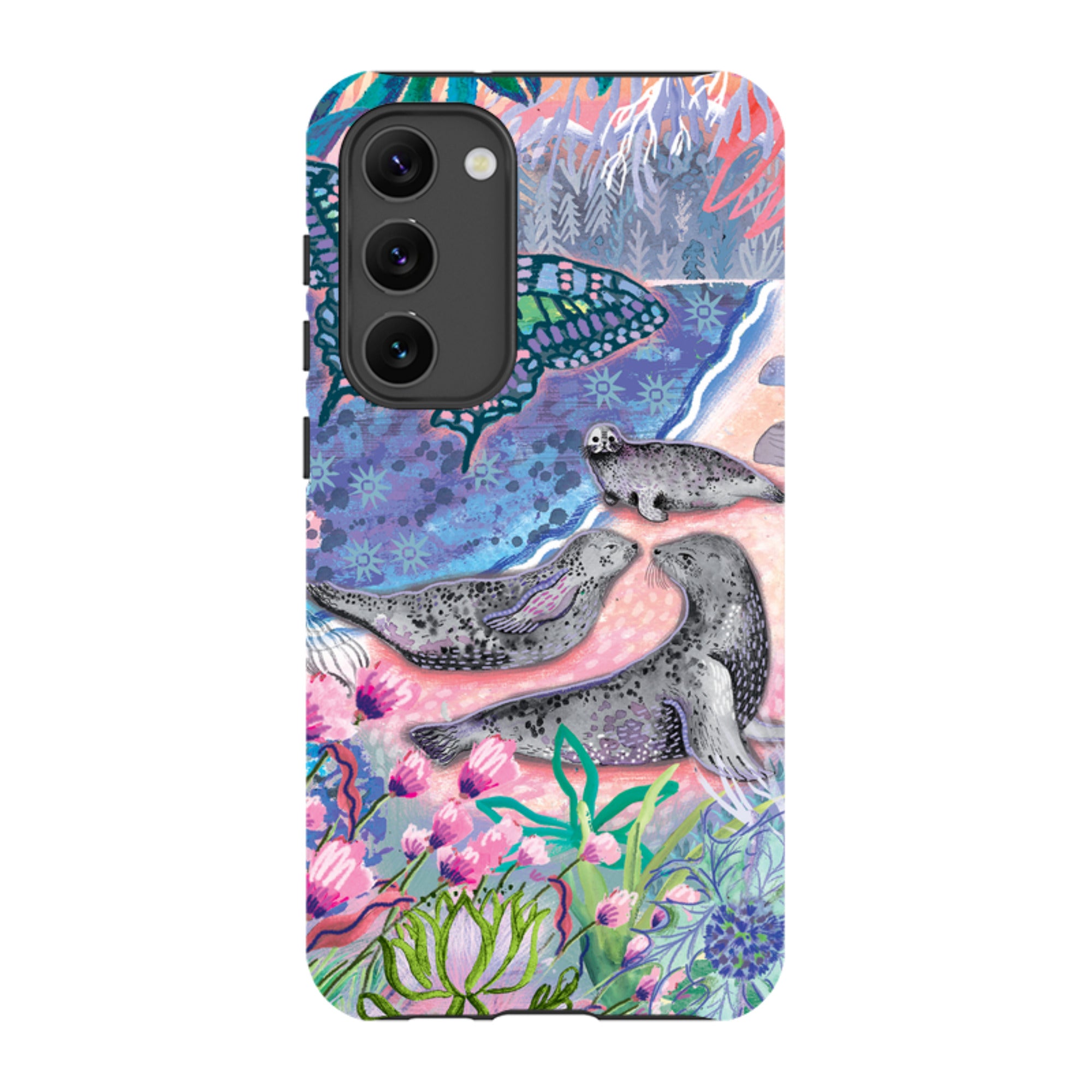 Samsung Tough  Case - Scenic Seals Of Norfolk By Emma Frances Grant