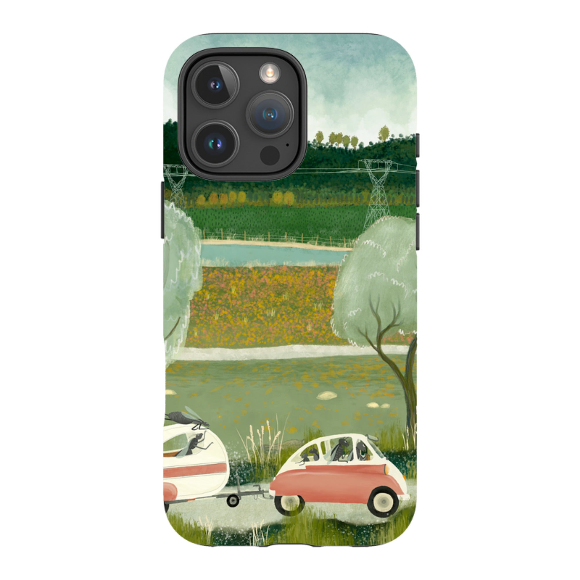 iPhone Tough Case - Happy Holidays-1 By Katherine Quinn
