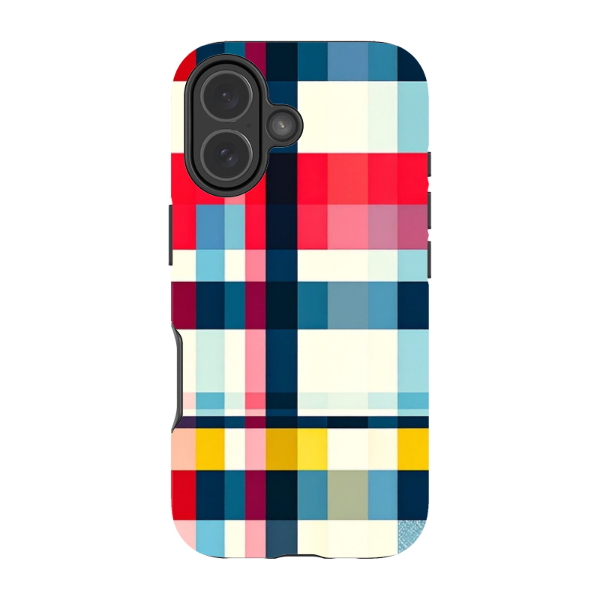 iPhone MagSafe Tough Case - Cancun Gingham