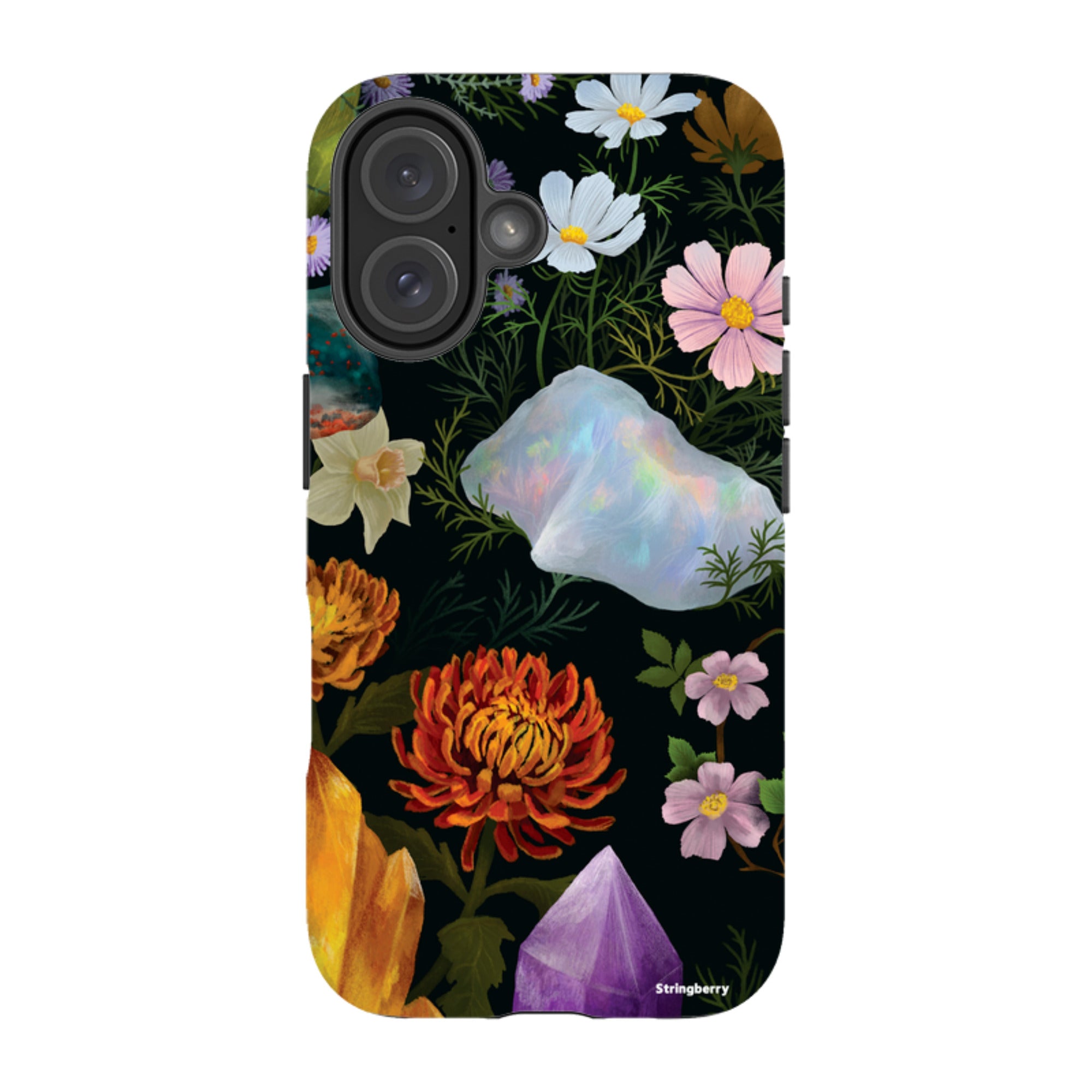iPhone MagSafe Tough Case - Crystal Flowers By Anna Stead