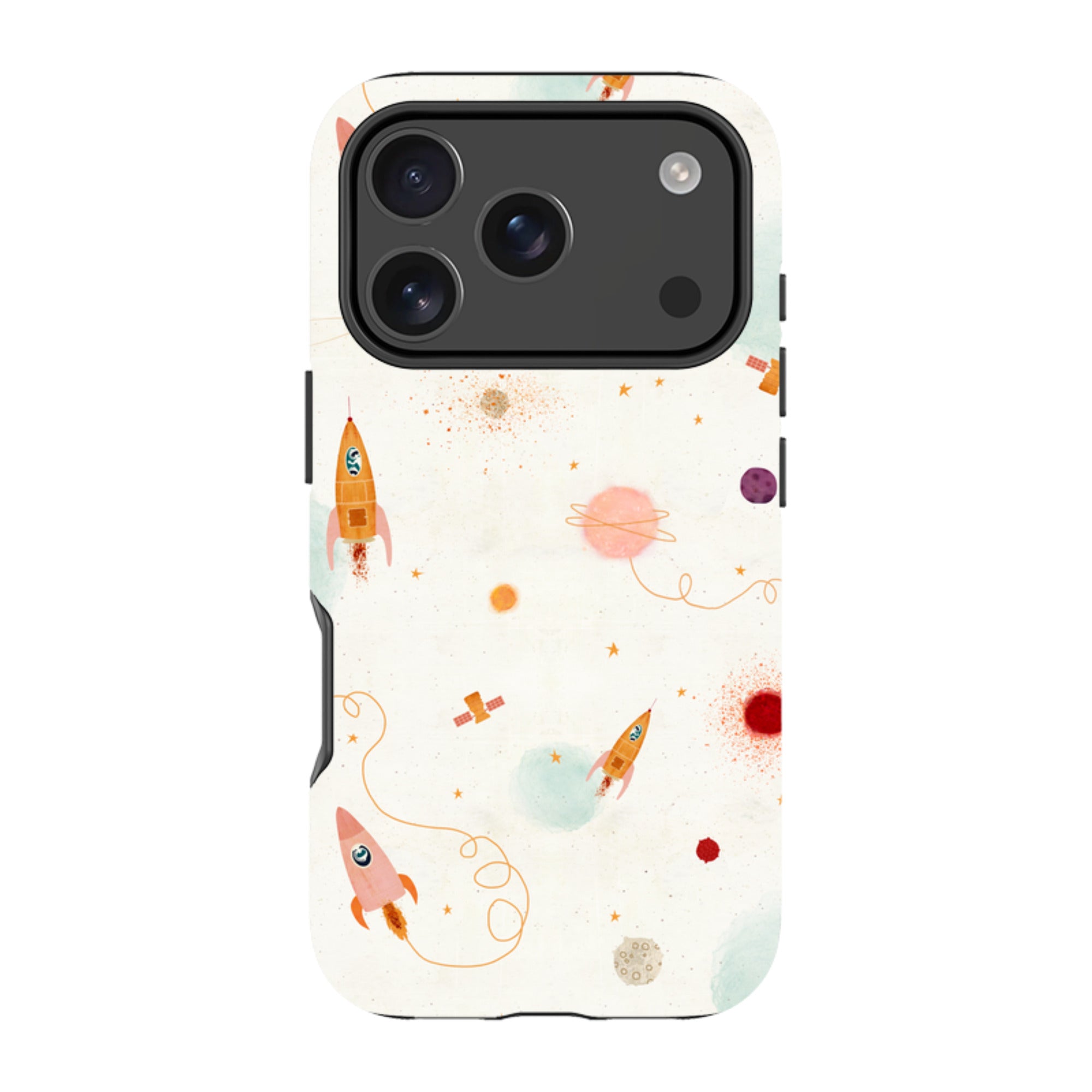 iPhone MagSafe Tough Case - Rockets Cream By Katherine Quinn