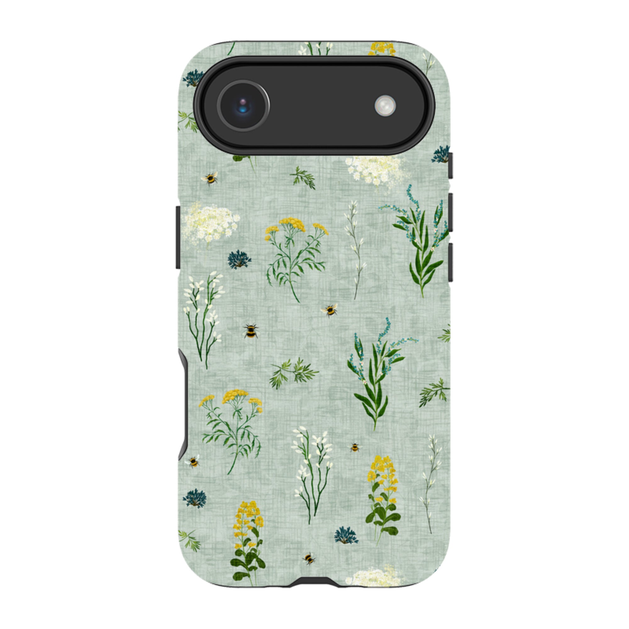 iPhone MagSafe Tough Case - Song Bird Florals and Bees By Katherine Quinn