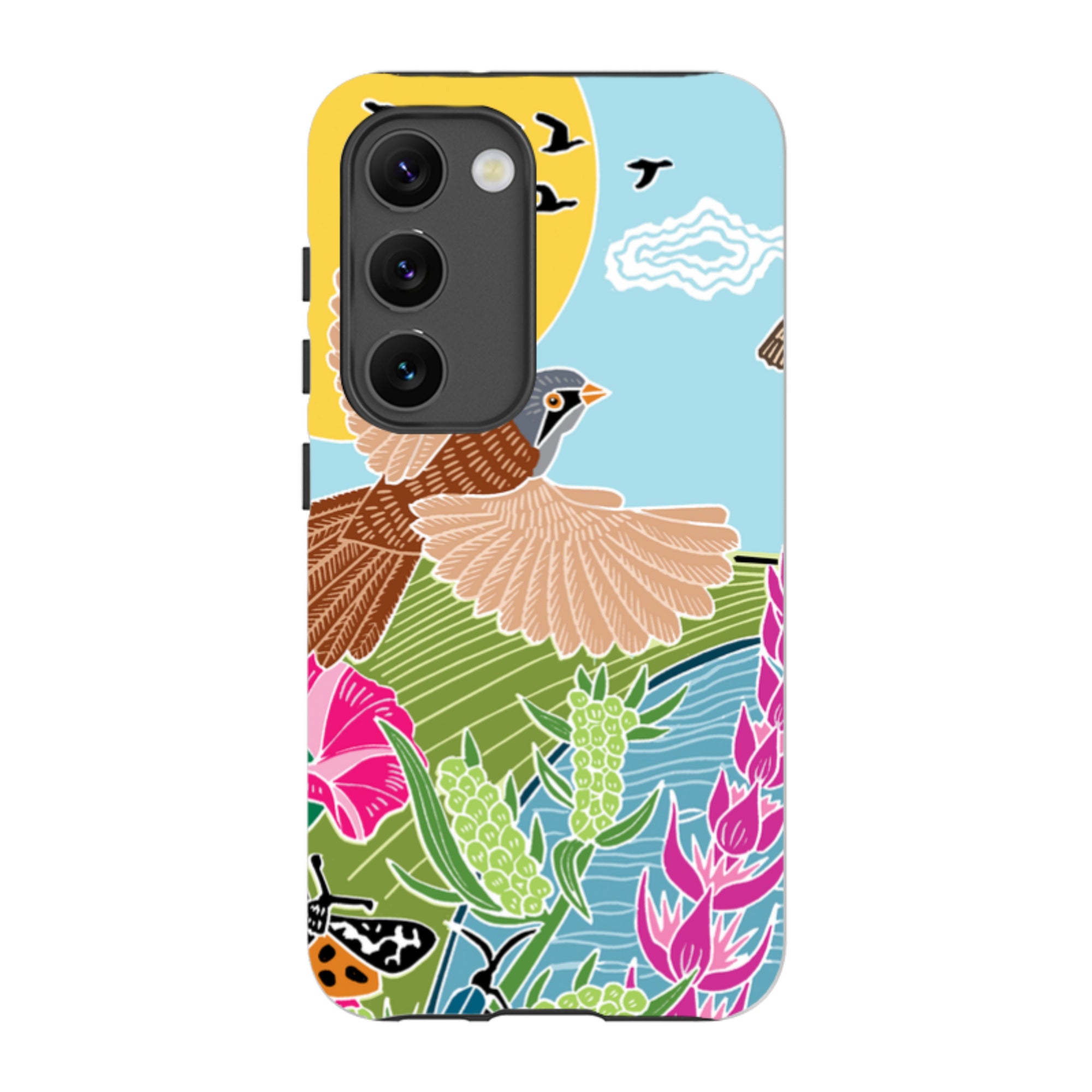 Samsung Tough Case - Bearded Tits By Kate Heiss